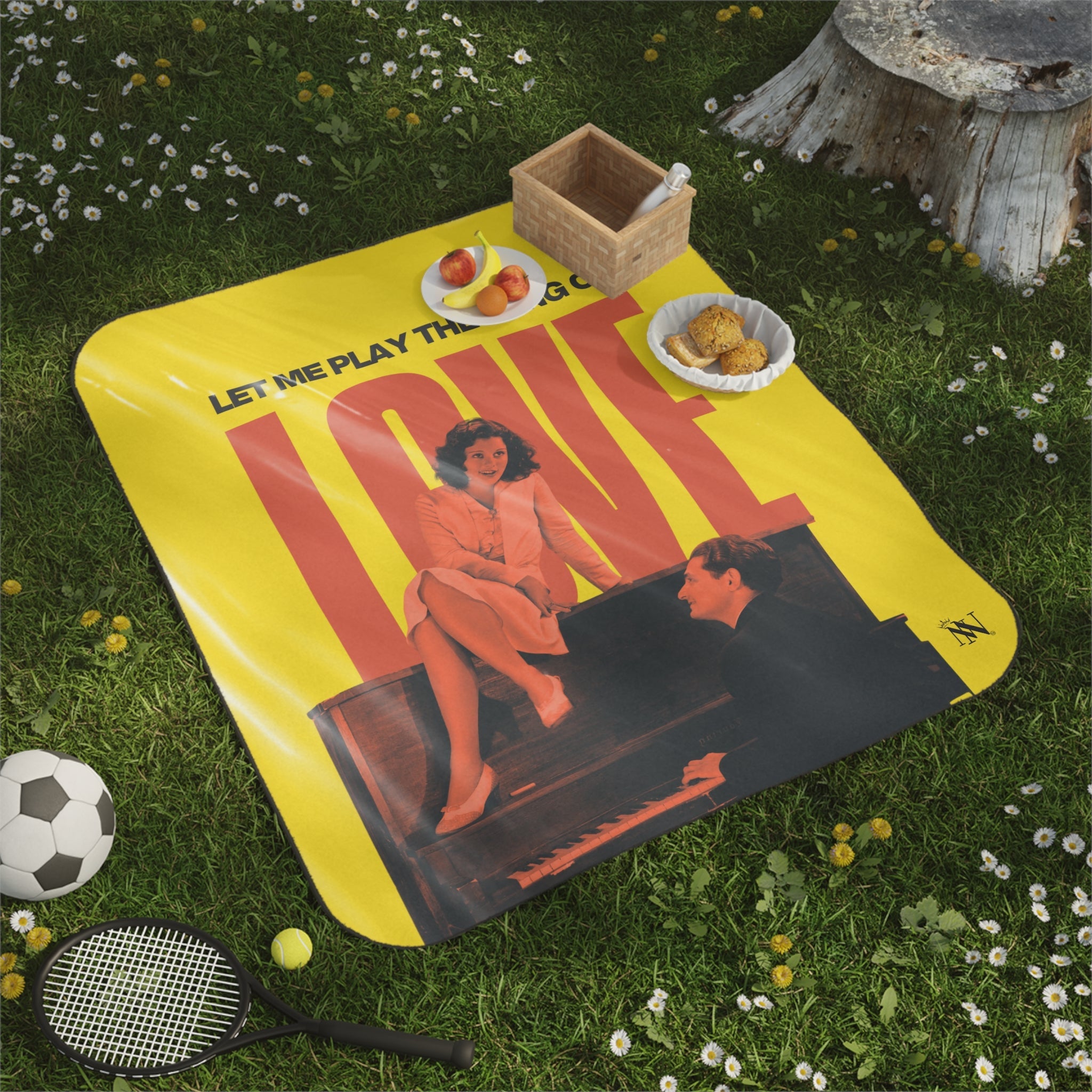 Let Me Play the Song of Love | Mix Match Fun-Flirty Lovers’ Water-Resistant Blankets