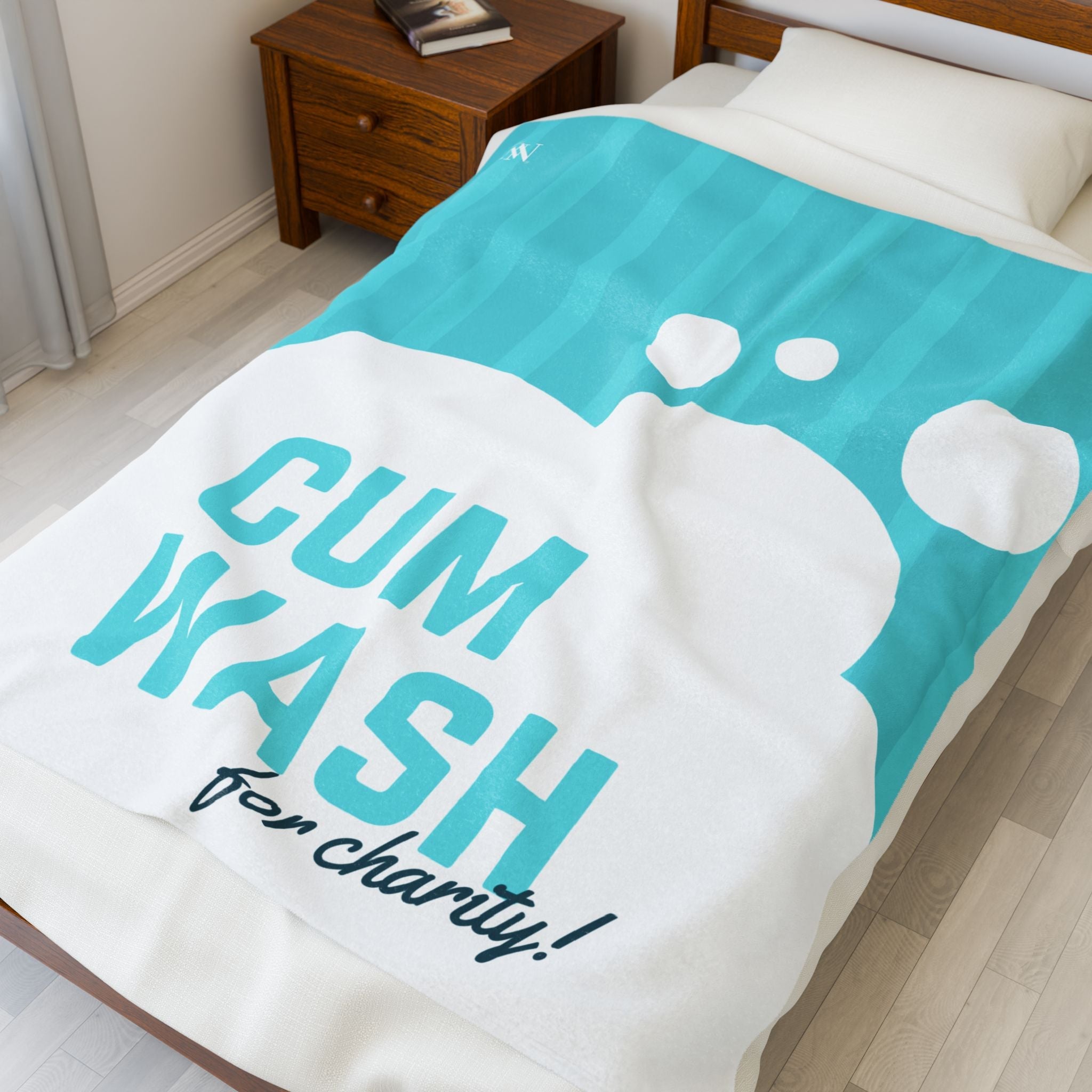 Cum Wash for Charity! | Mix & Match Fun-Flirty Lovers’ Blankets