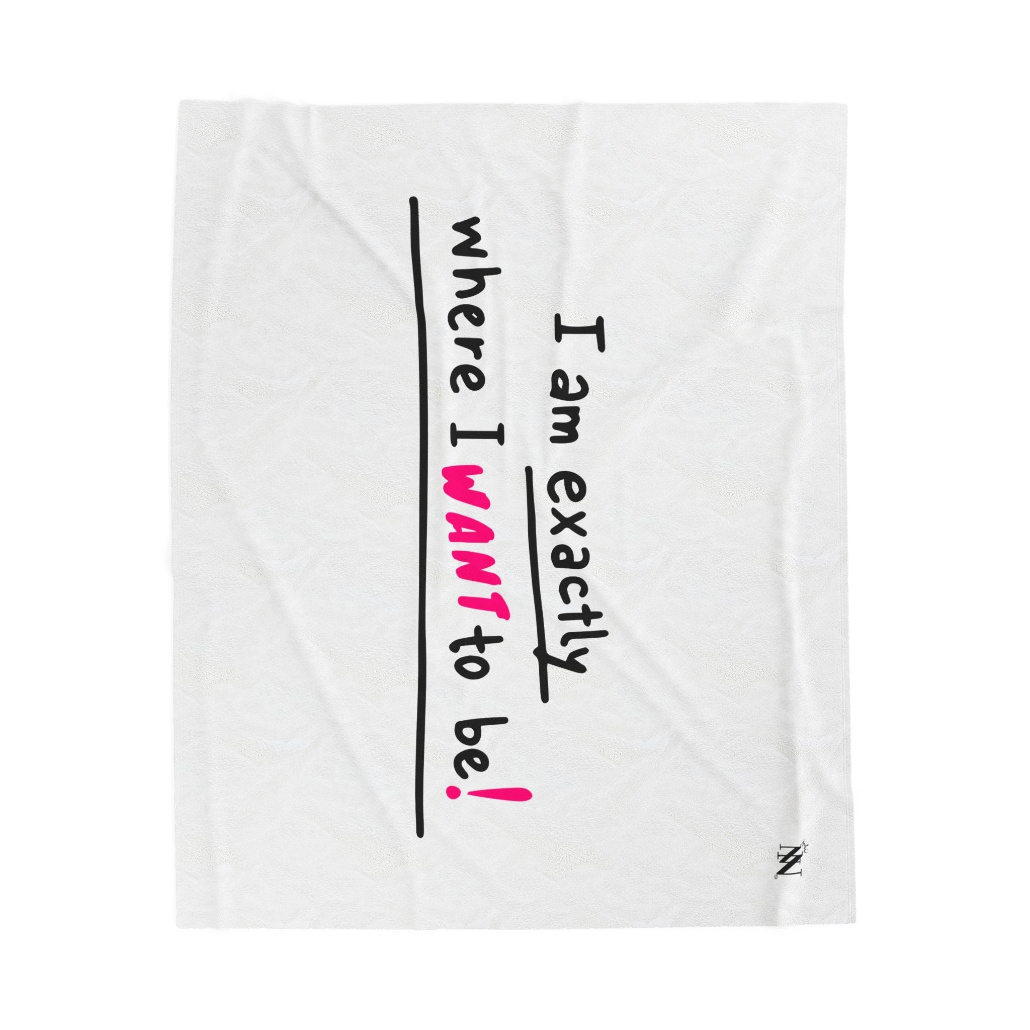 Exactly Where I Want To Be! | Mix & Match Fun-Flirty Lovers’ Blankets
