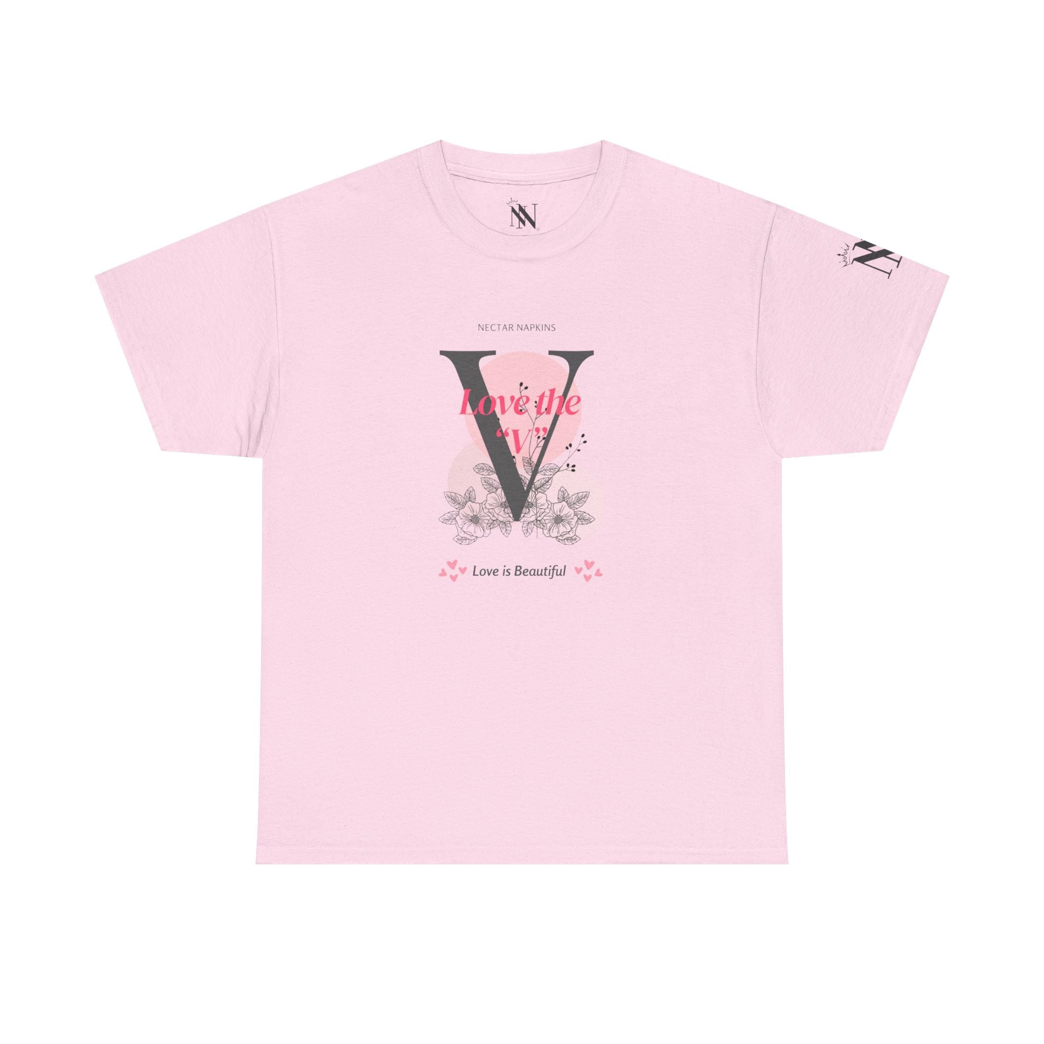 Love the ’V’ Mix Match Adult Graphic T-Shirt Tees | Live Bold