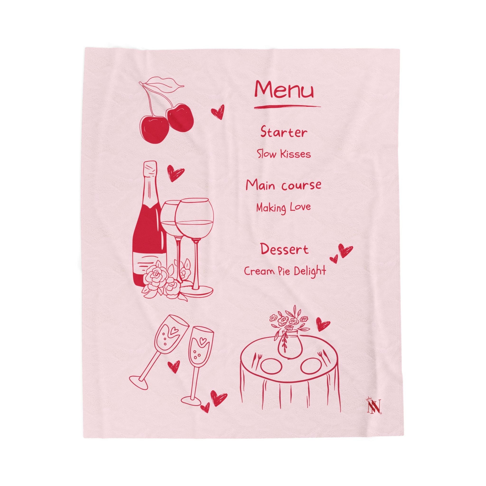 The Menu | Mix & Match Velveteen Fun-Flirty Lovers’ Blankets
