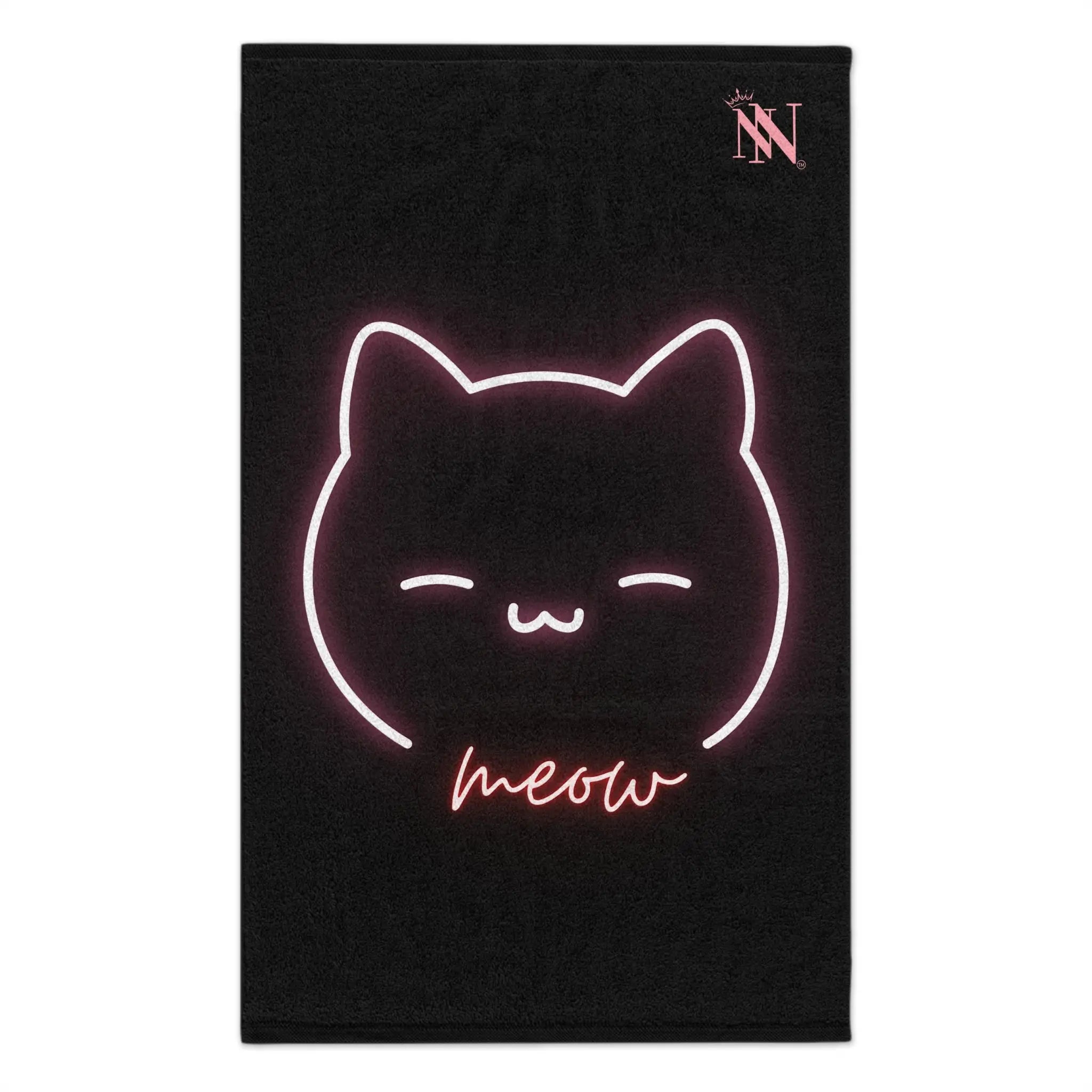 Meow Kitty Neon | Mix & Match Soft Fun-Flirty Lovers’ Towels