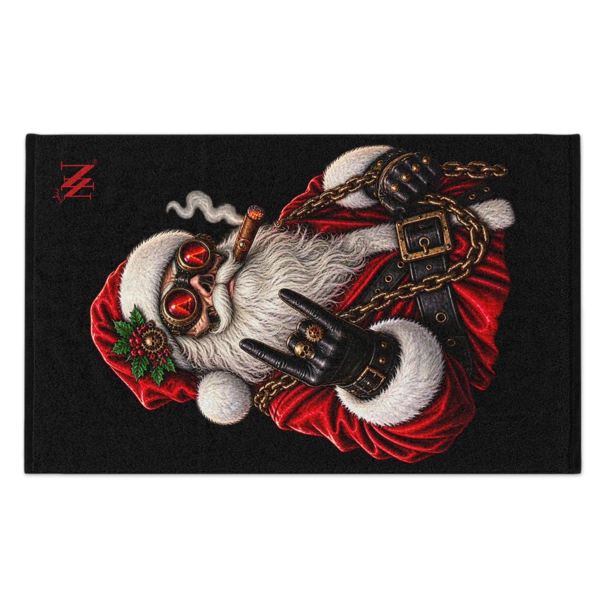 Santa in Chains Christmas | Nectar Napkins Fun-Flirty Lovers’ Towels