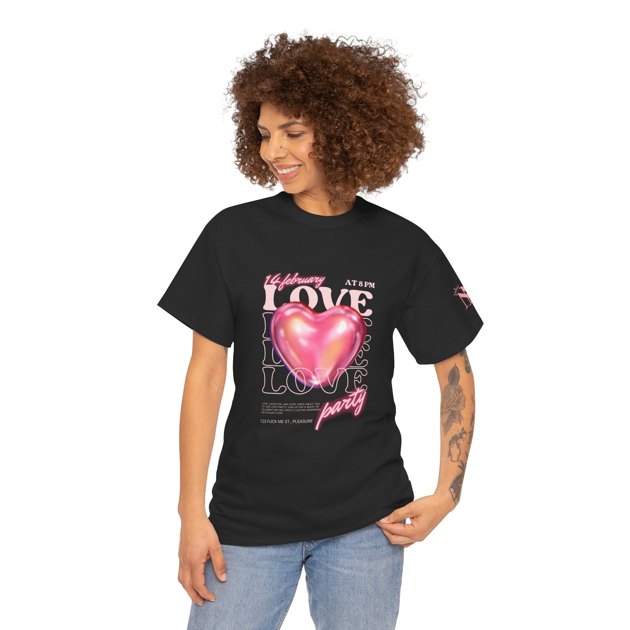 Love Party | Mix & Match 100% Cotton Unisex Fun-Flirty Lovers’ Tees