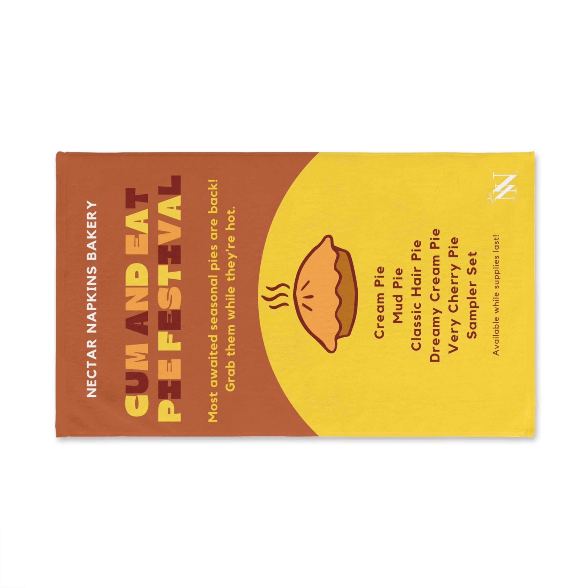 Cum Eat Pie Festival Thanksgiving | Mix & Match Original Fun-Flirty Lovers’ Towels