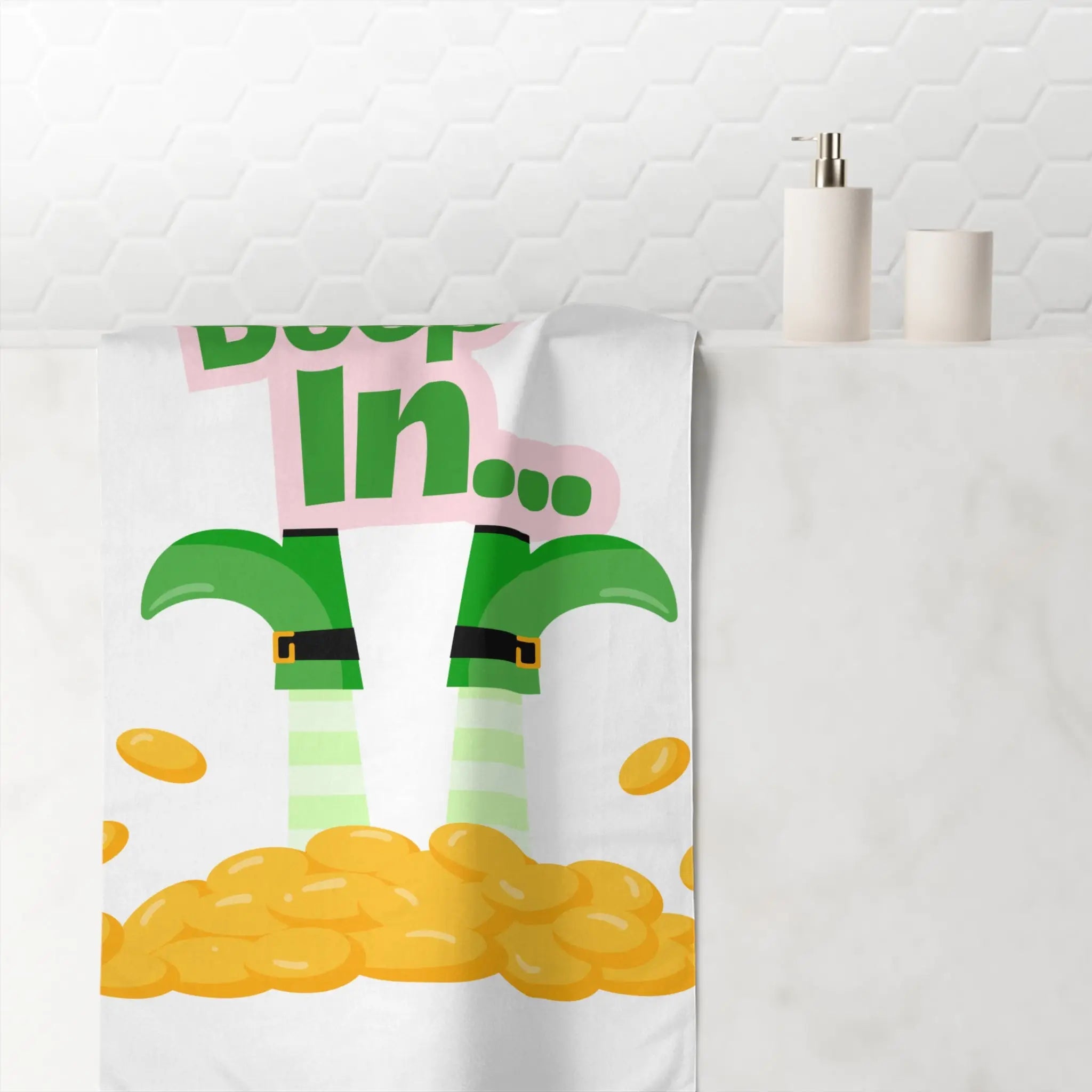 Deep in Irish Gold | Mix & Match XL Fun-Flirty Lovers’ Towels