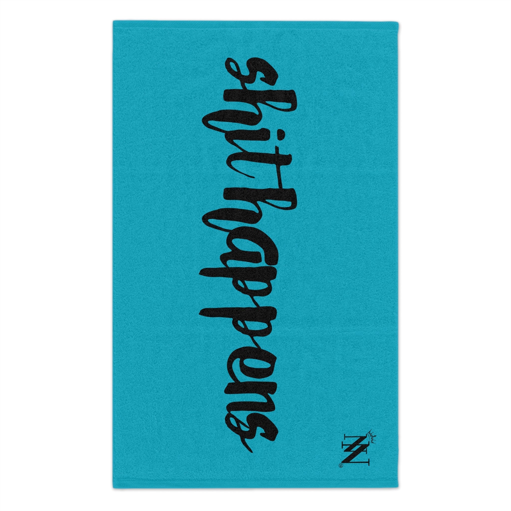 Shit Happens Teal | Mix & Match Soft Fun-Flirty Lovers’ Towels