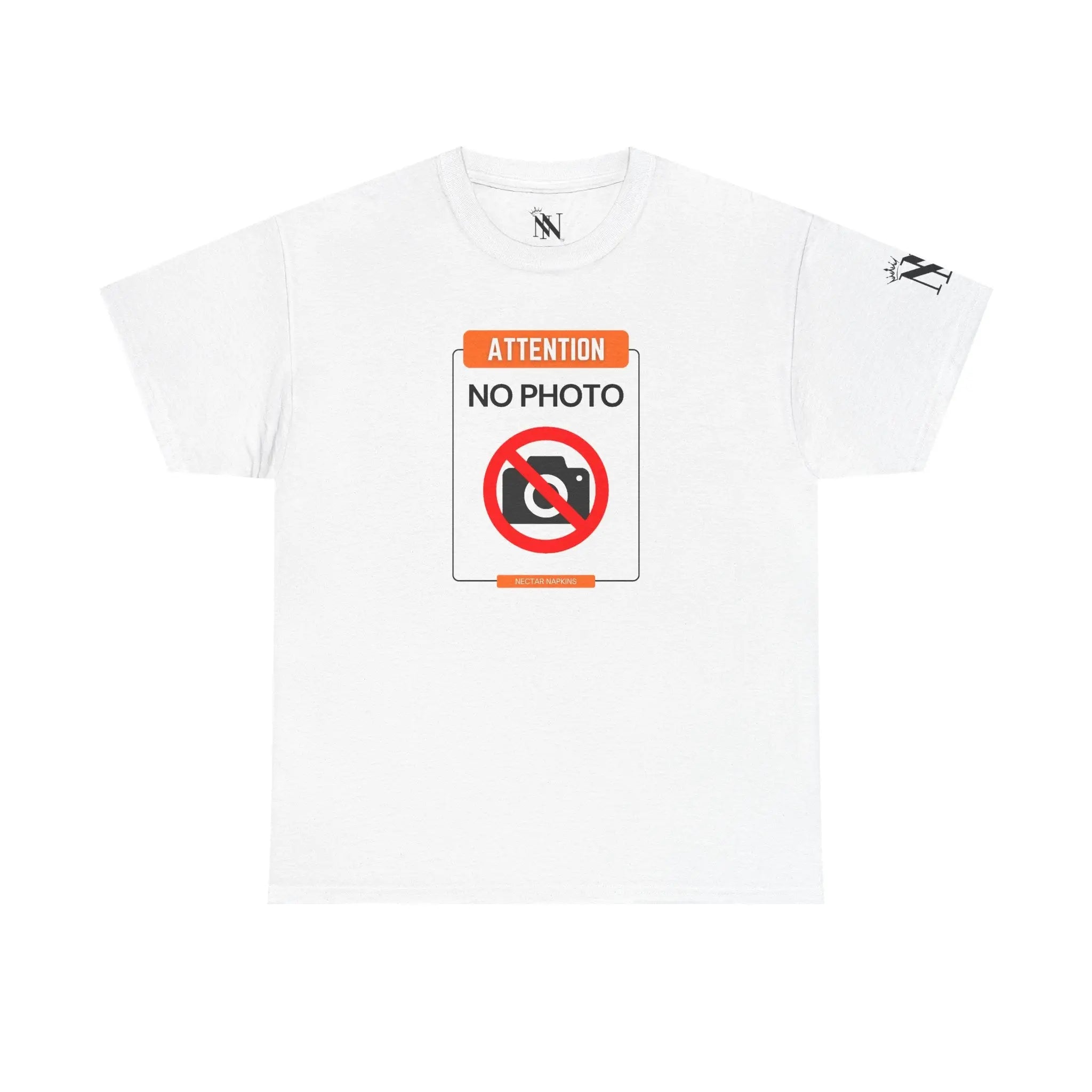 Attention No Photo Sign T-Shirt