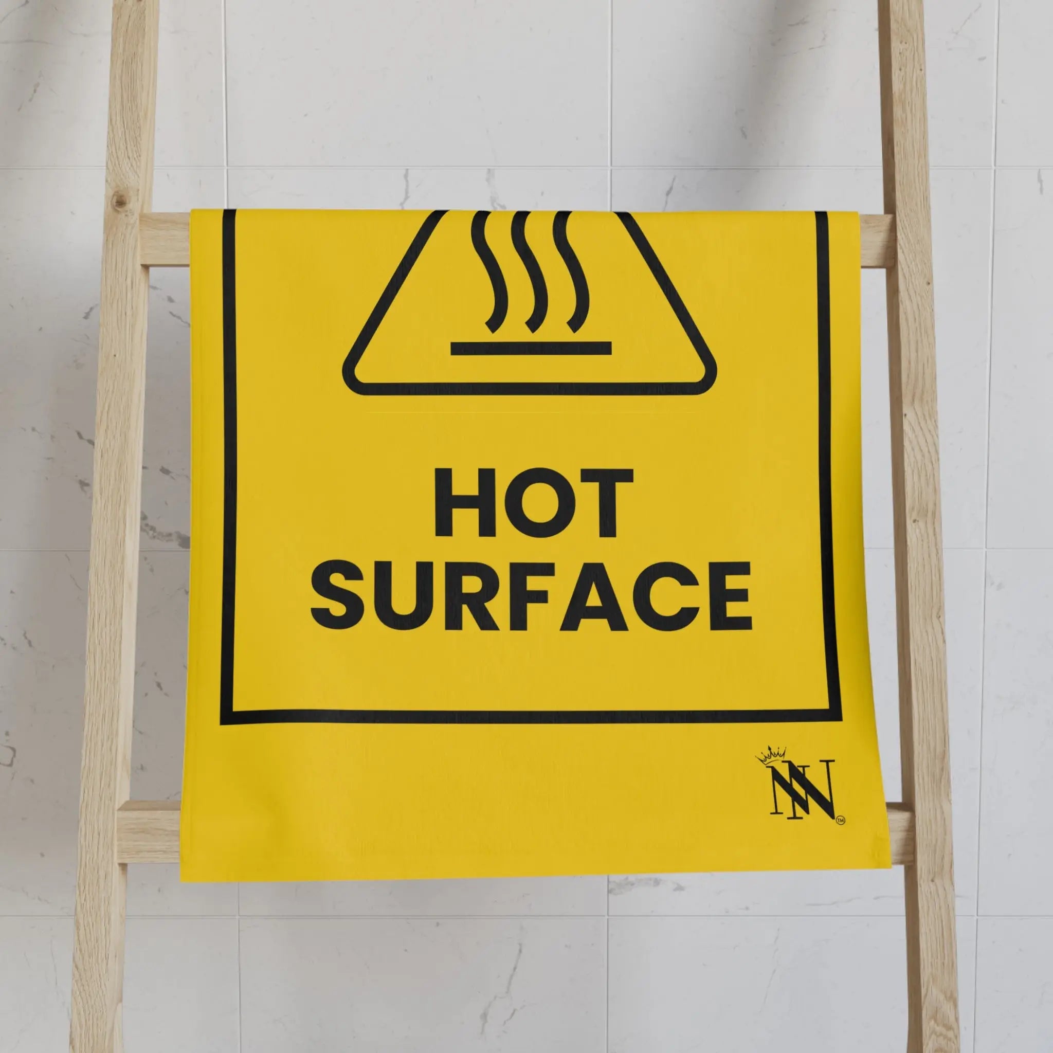 Warning Hot Surface Match | Mix & Match Classic Fun-Flirty Lovers’ Towels