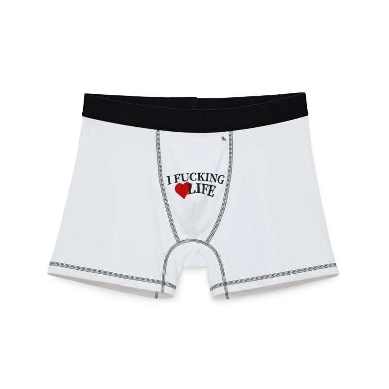 I Fucking Love Life | Mix & Match Men’s Fun-Flirty Lovers’ Boxer Briefs
