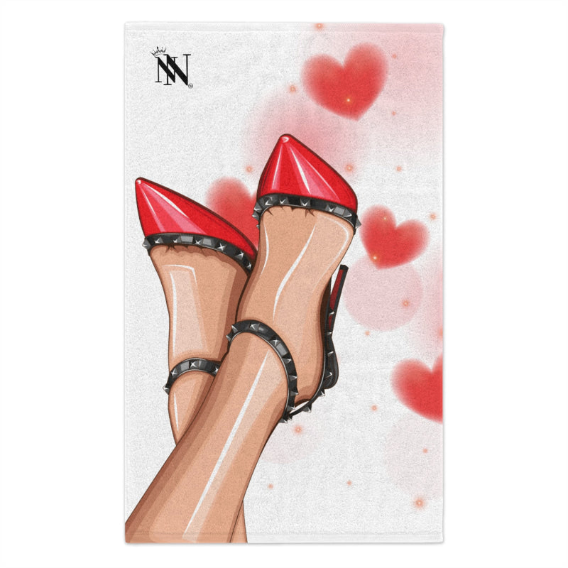 Sexy Heels Up Baby | Mix & Match Soft Fun-Flirty Lovers’ Towels