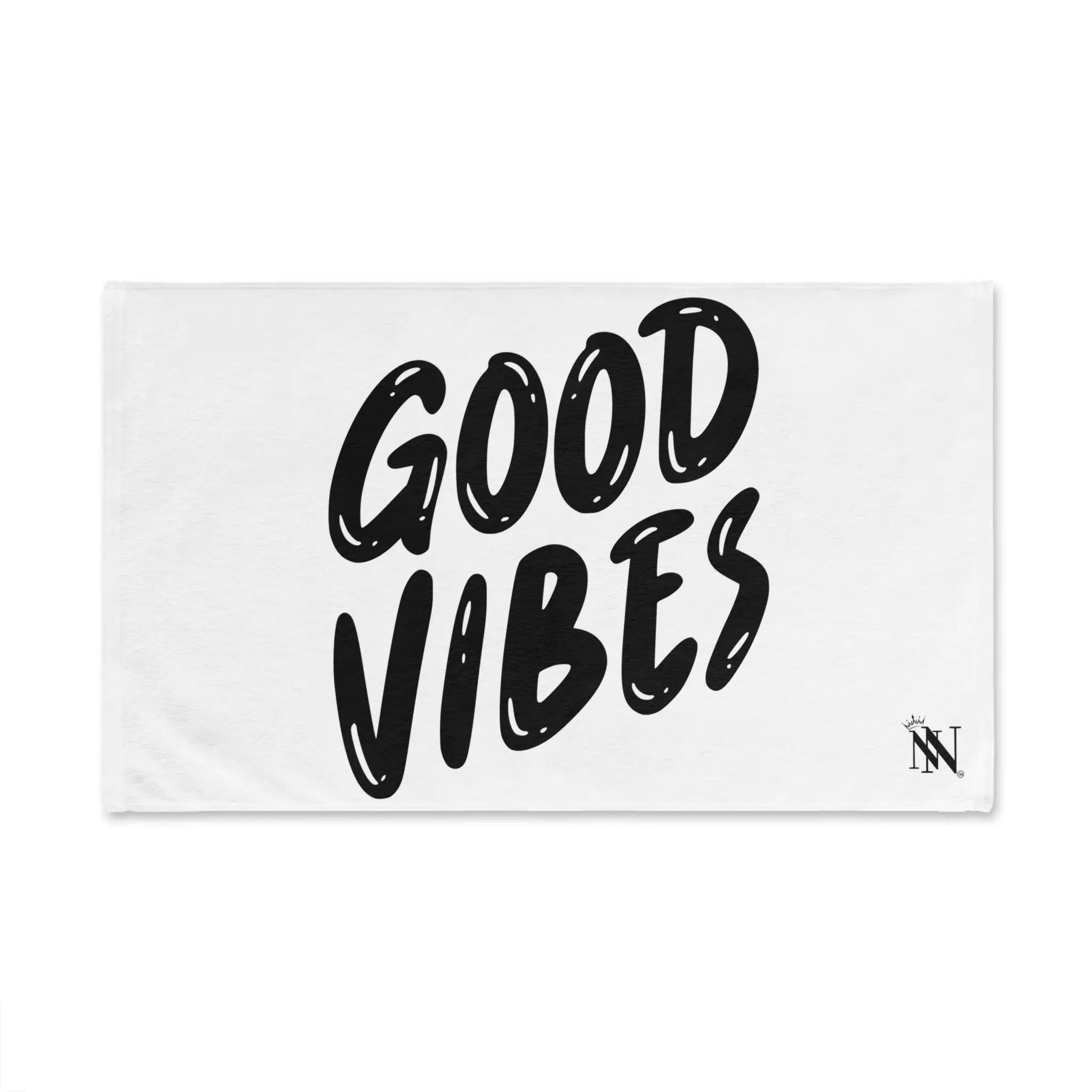 Good Vibes Bubble Print Cum Towel