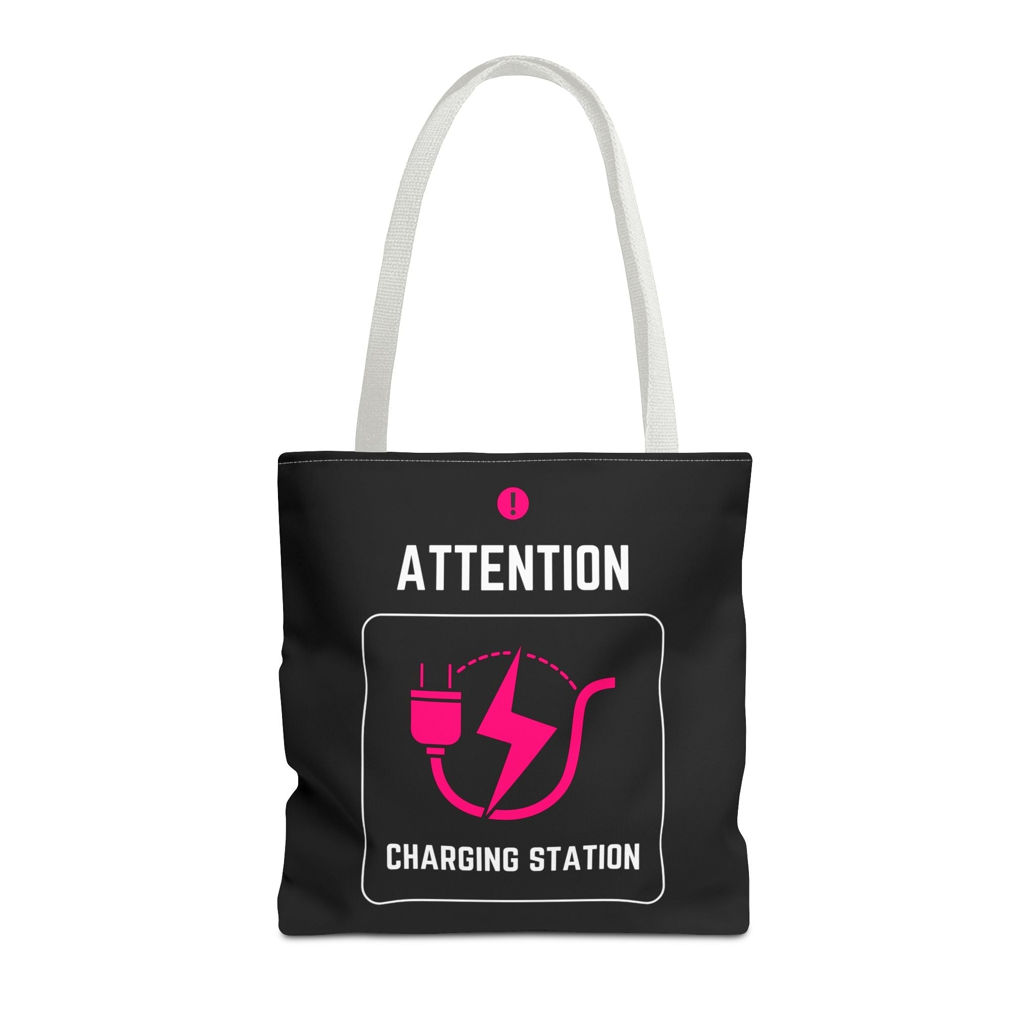 Attention Charging Station Fun Everyday Cute Tote Bag