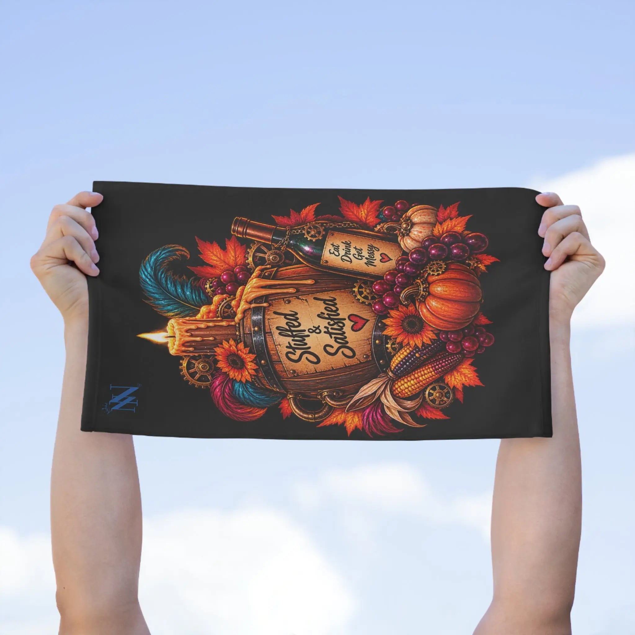 Stuffed & Satisfied Thanksgiving | Nectar Napkins Fun-Flirty Lovers’ Towels
