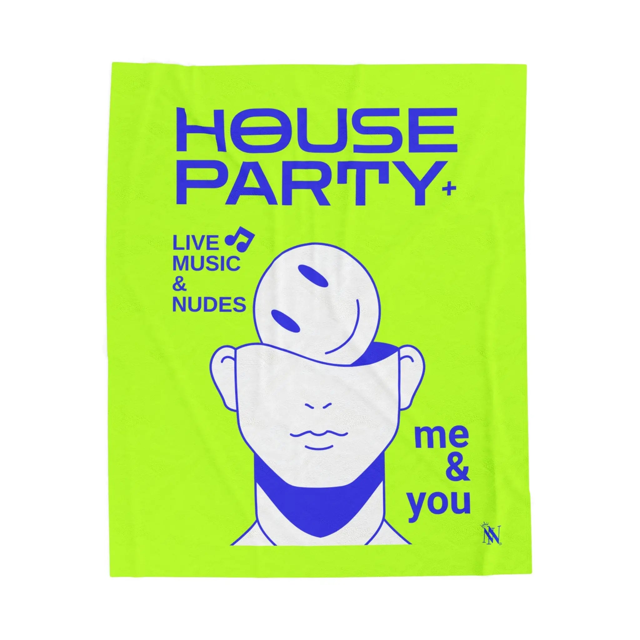 House Party Live Nudes Lovers’ Silky Soft Blanket