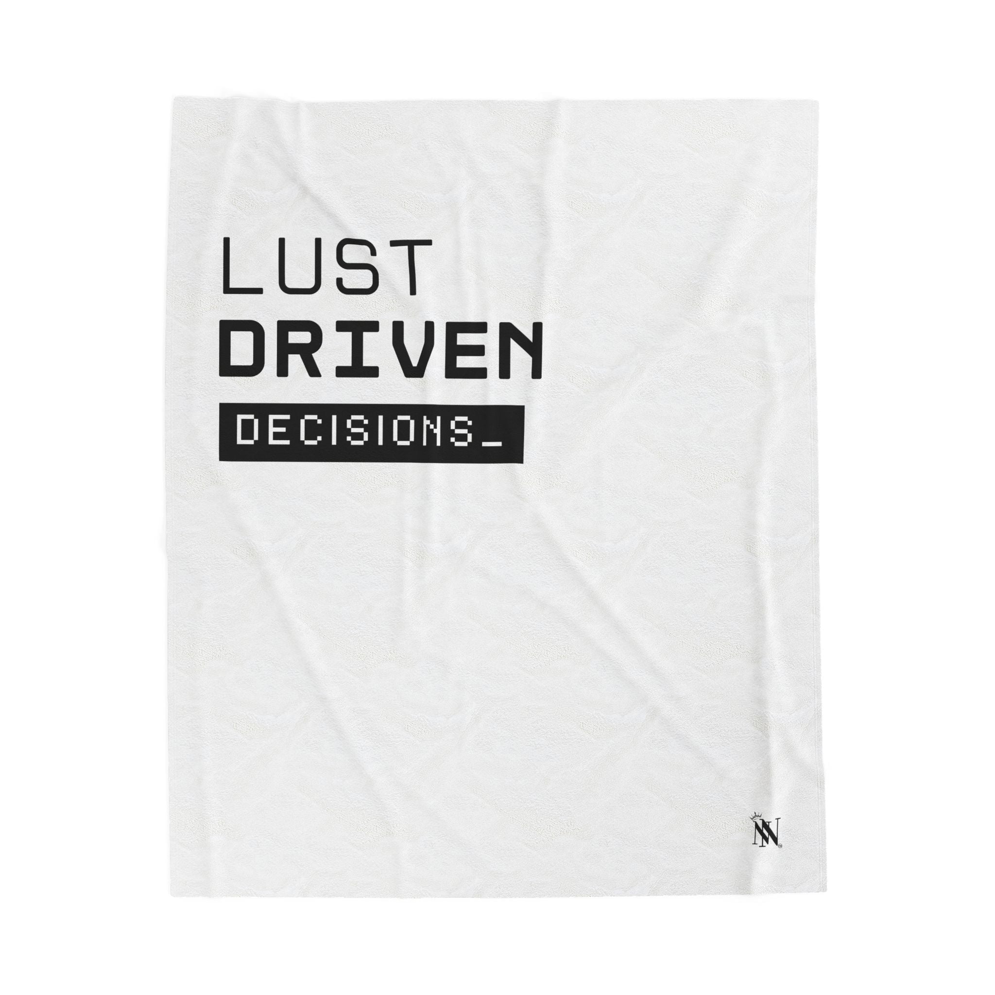 Lust Driven Decisions | Mix & Match Soft Fun-Flirty Lovers’ Blankets