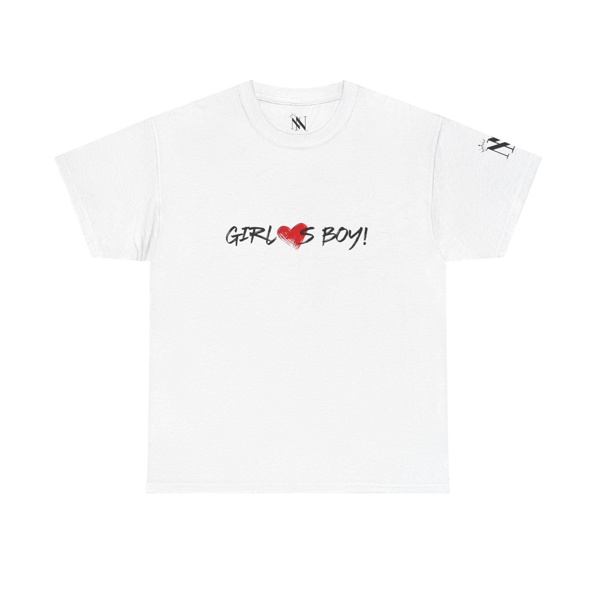 Girl Loves Boy! | Mix & Match Cotton Unisex Fun-Flirty Lovers’ T-Shirts