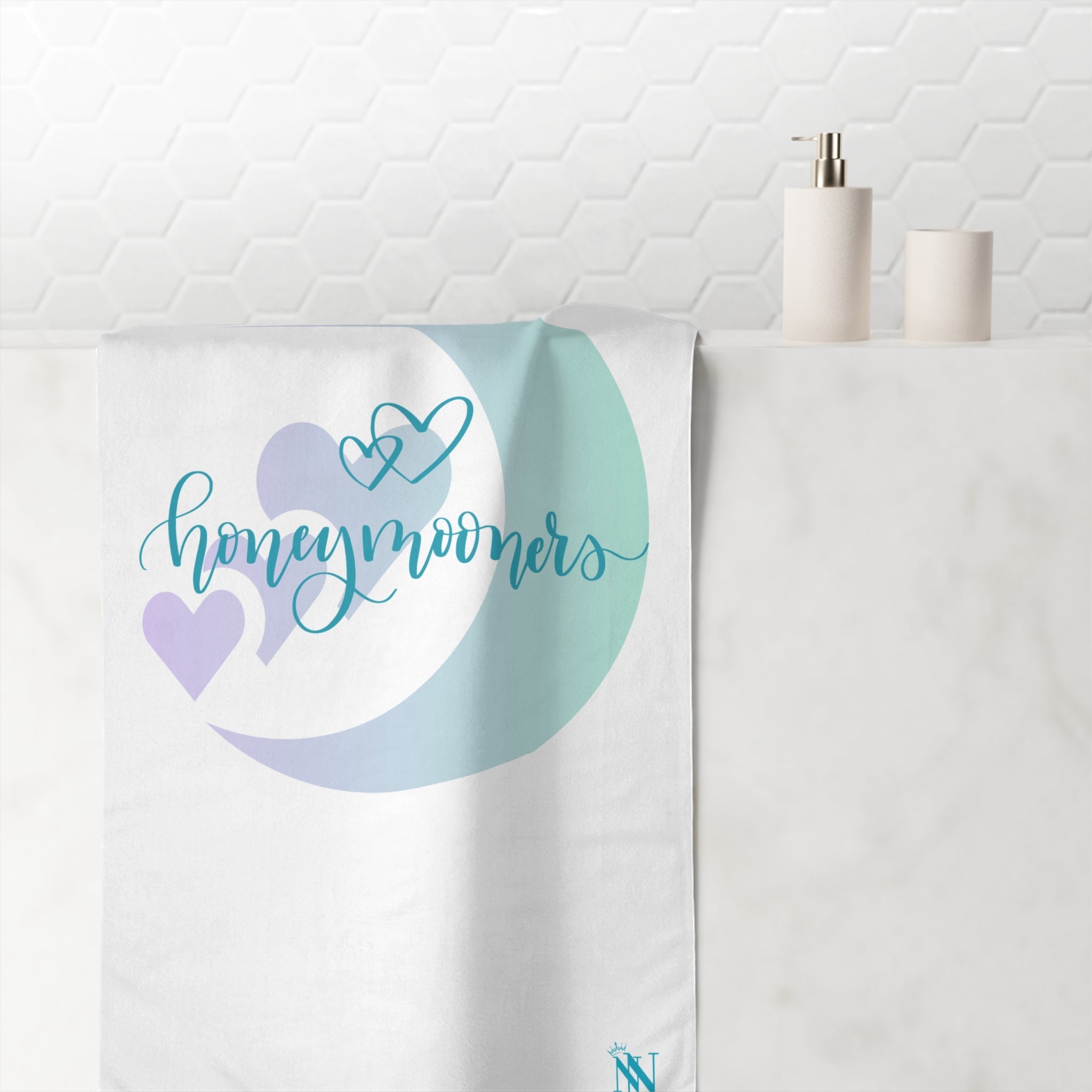 Honeymooners | Mix & Match Naughty XL Fun-Flirty Lovers’ Towels