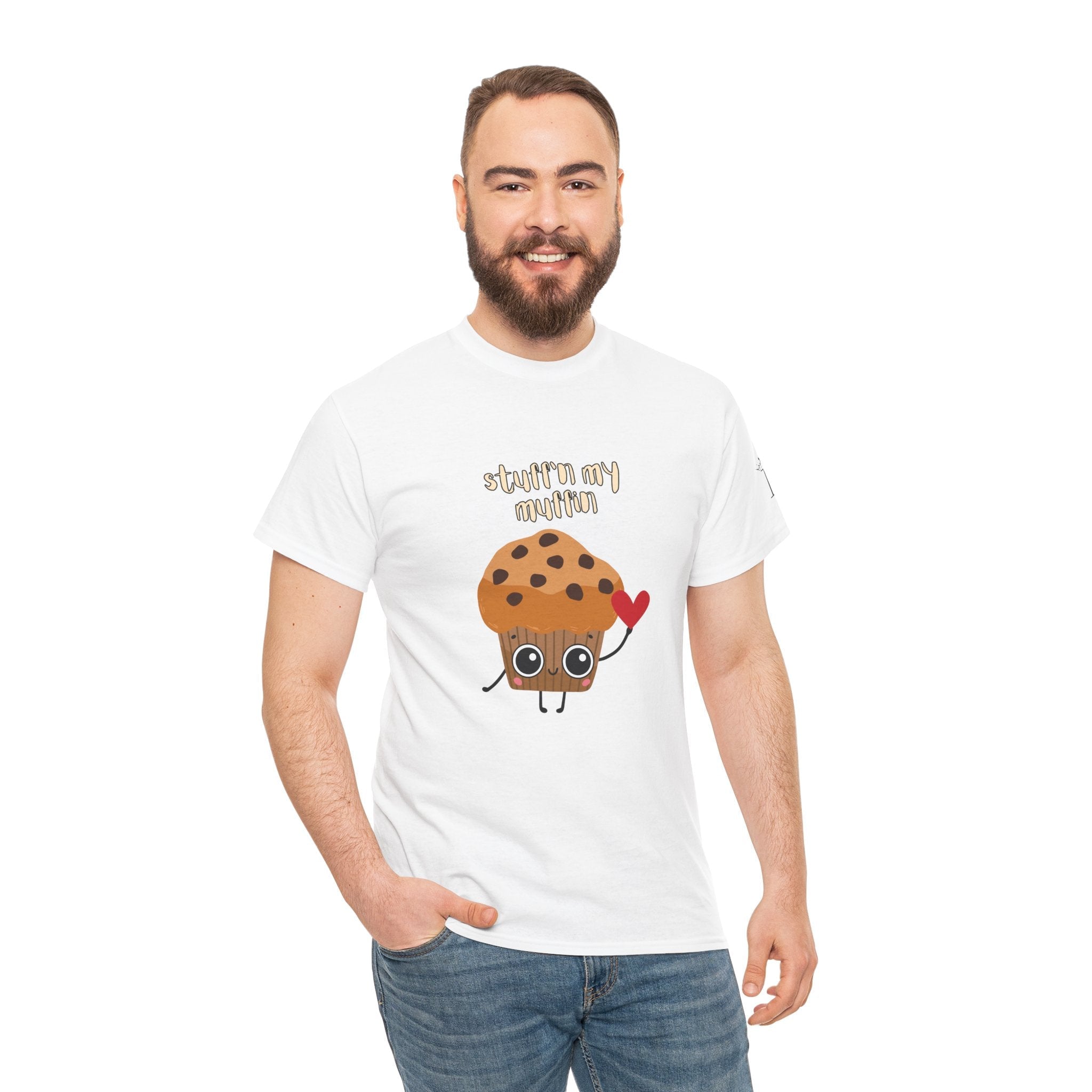 Love Stuff’n My Muffin | Mix & Match 100% Cotton Unisex Fun-Flirty Lovers’ Tees