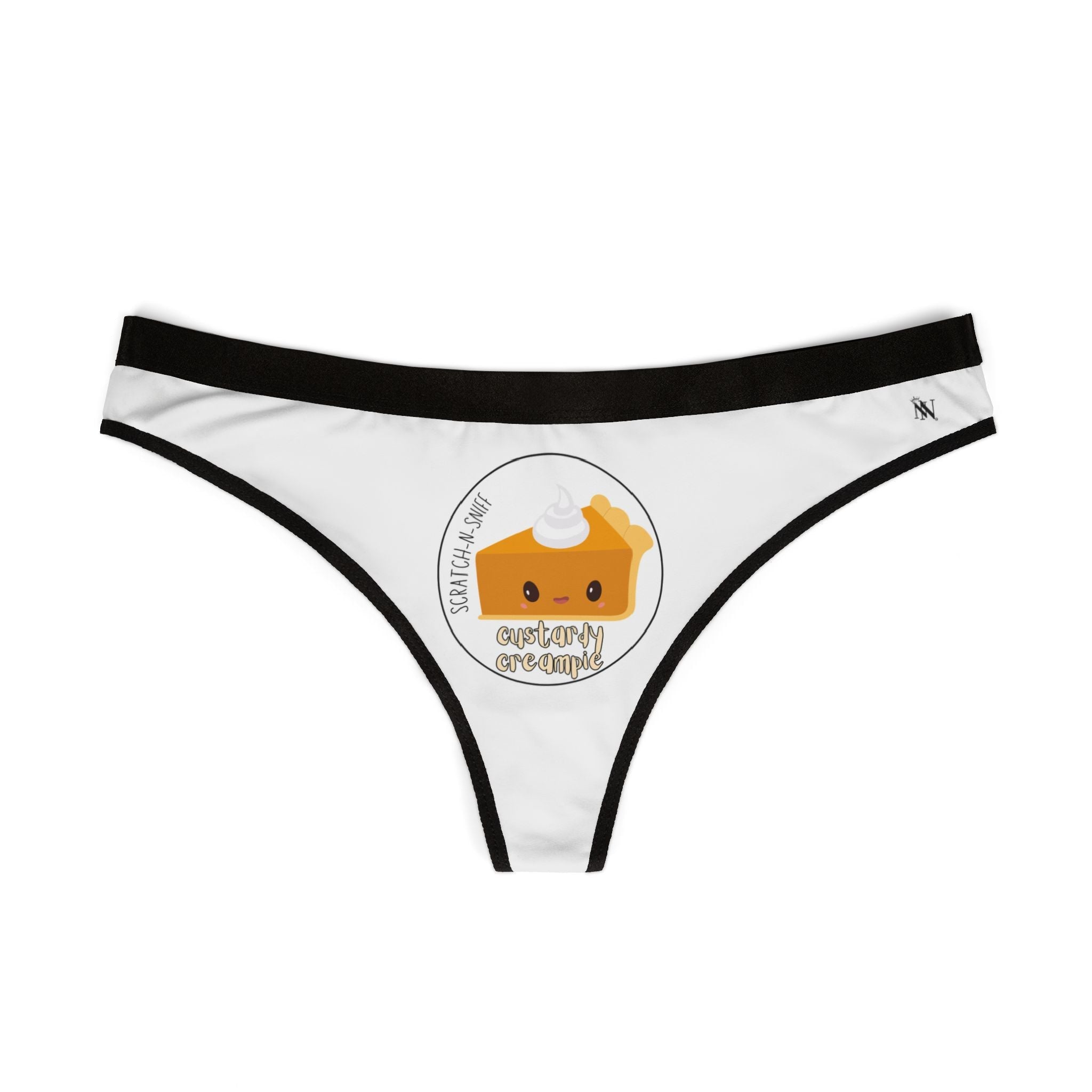 Custardy Creampie Scratch N Sniff | Mix & Match Women’s Fun-Flirty Lovers’ Thongs