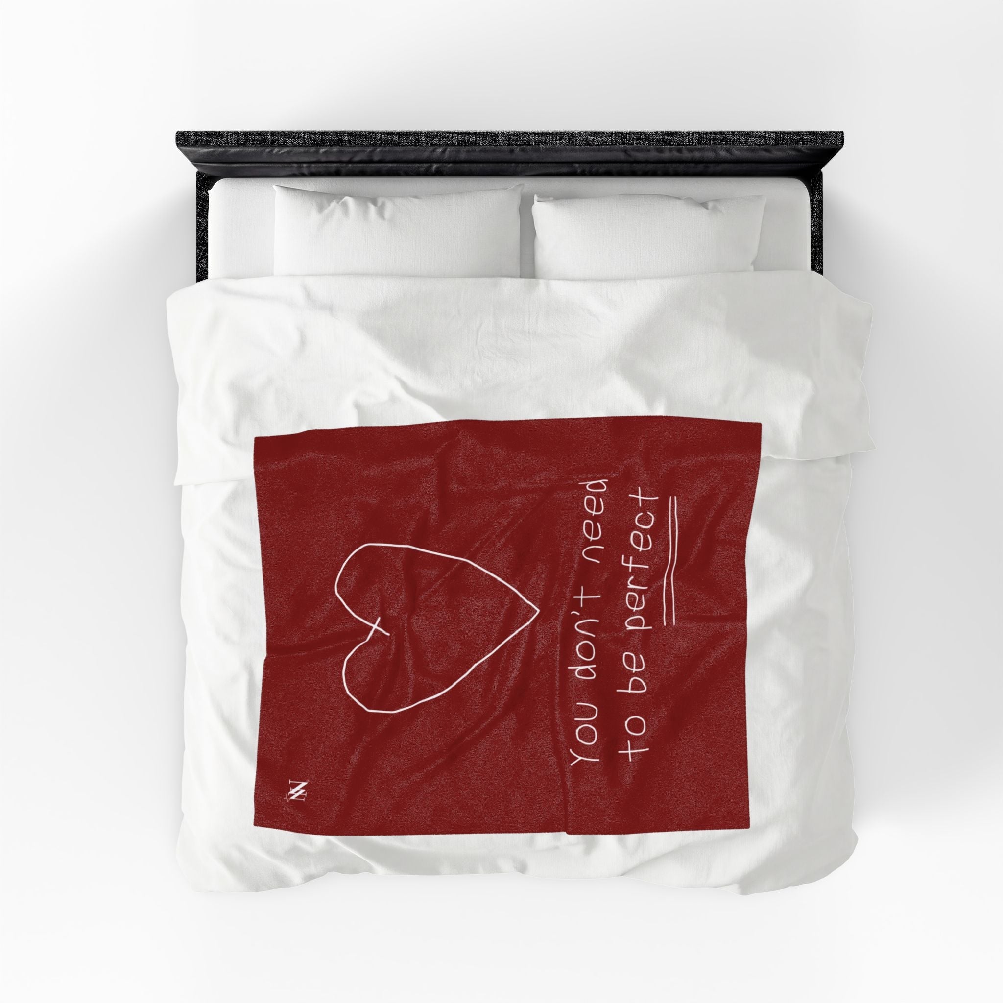 You Don’t Need to be Perfect Romantic Lovers Gifts Blanket