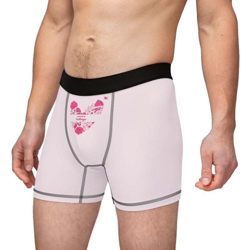 Happy Endings in Love | Mix & Match Men’s Fun-Flirty Lovers’ Boxer Briefs