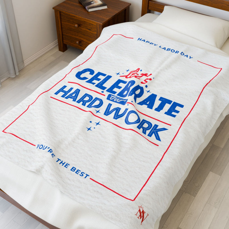 Happy Labor Day | Mix & Match Velveteen Fun-Flirty Lovers’ Blankets