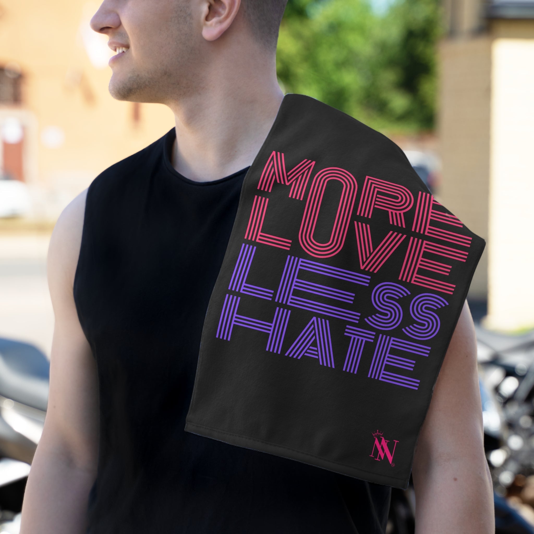 More Love Less Hate Sex Towel