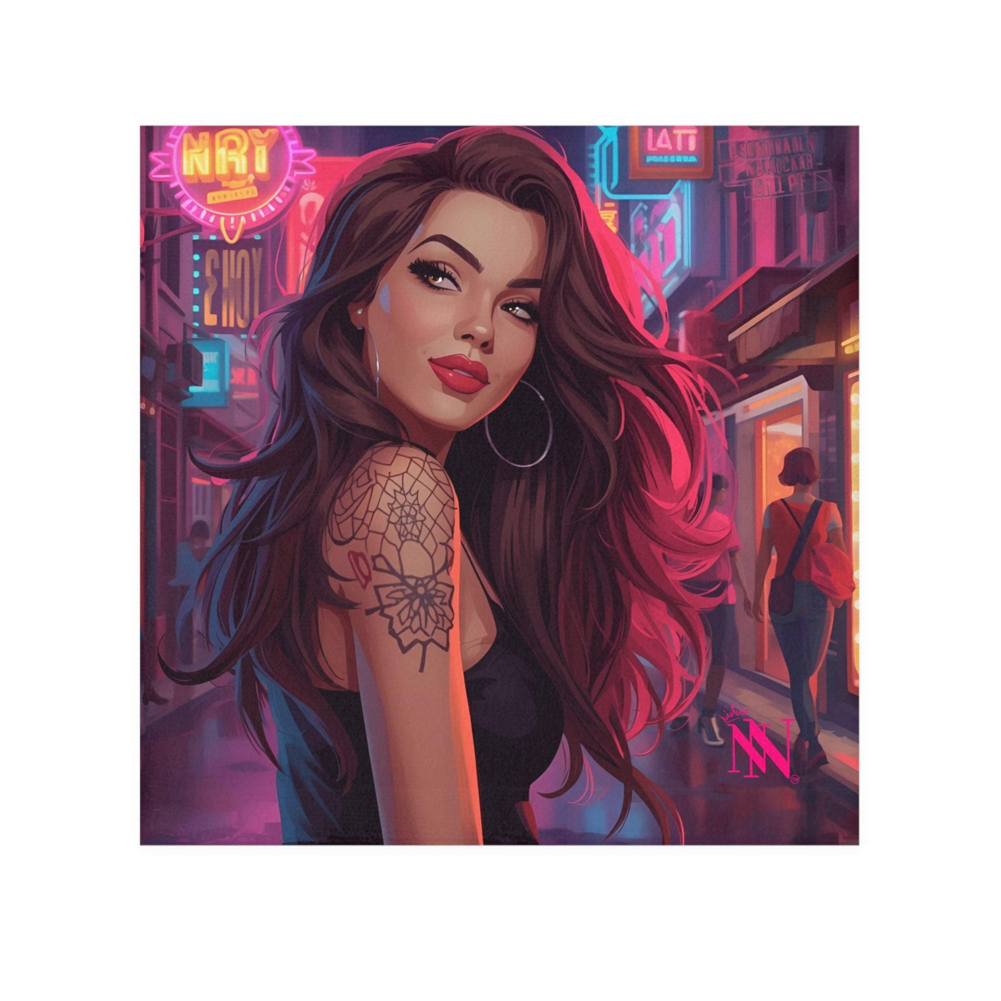 Flirty Girl Graphic | Mix & Match Lils’ Fun-Flirty Lovers’ Towels