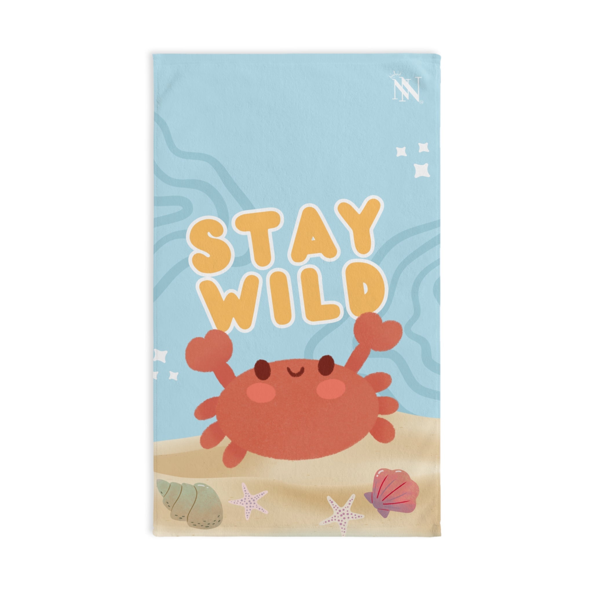 Stay Wild Cut Crab | Mix & Match Classic Fun-Flirty Lovers’ Towels