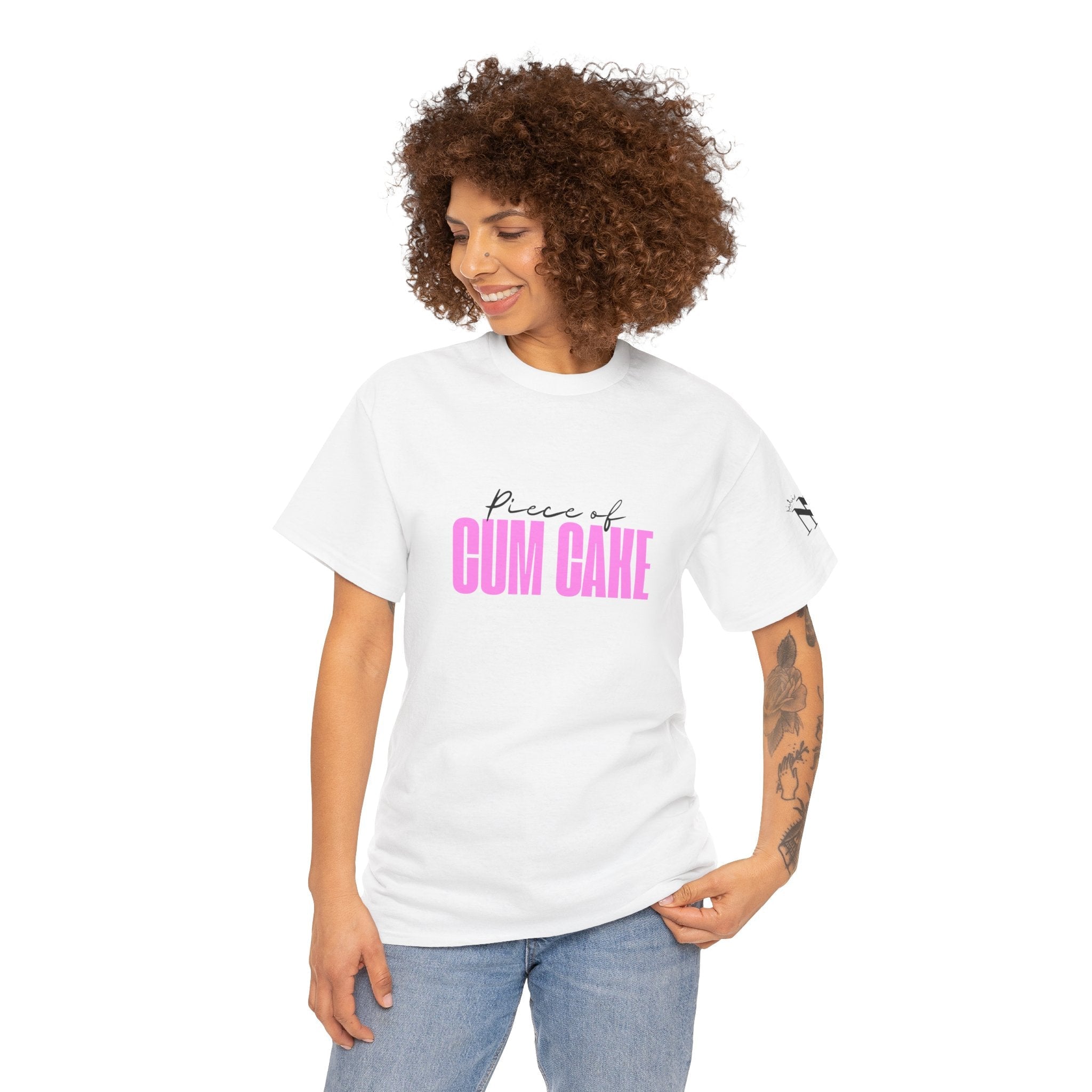 Piece of Cum Cake | Mix & Match 100% Cotton Unisex Fun-Flirty Lovers’ Tees