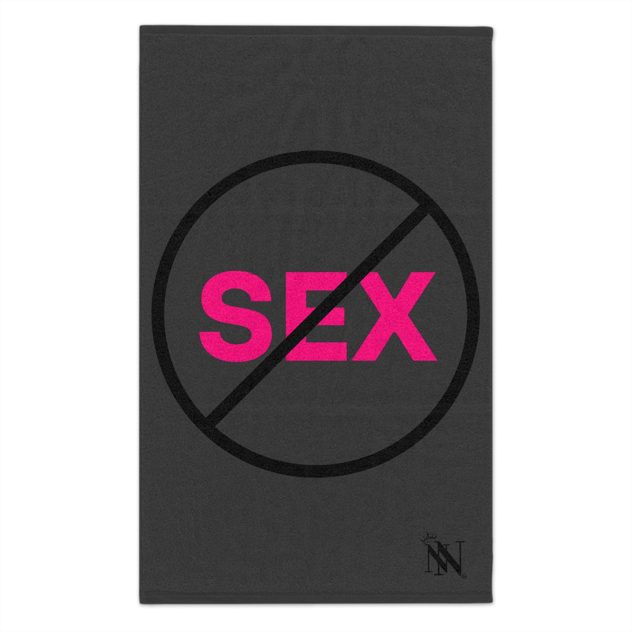 No Sex Dark Grey | Mix & Match Soft Fun-Flirty Lovers’ Towels