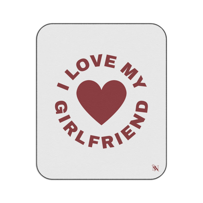 I Love My Girlfriend Heart | Mix Match Fun-Flirty Lovers’ Water-Resistant Blankets