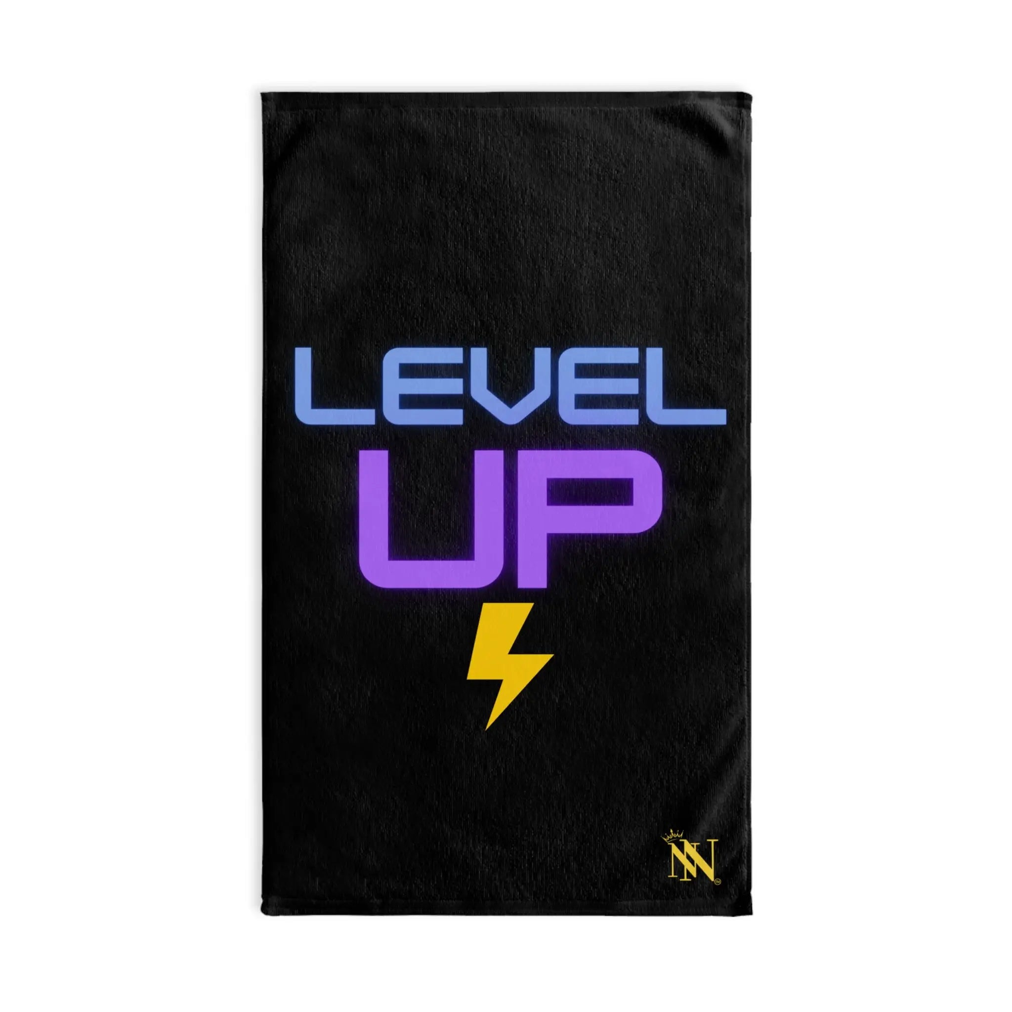 Level Up Neon Gamers Black | Mix & Match Classic Fun-Flirty Lovers’ Towels