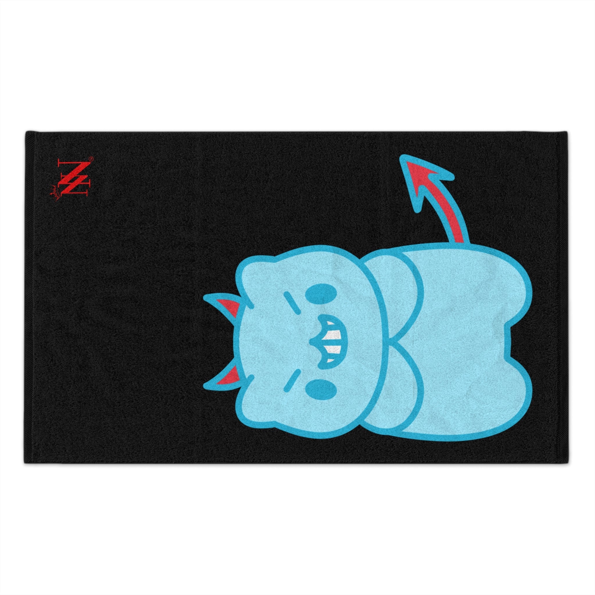 Horny the Bear Black | Mix & Match Soft Fun-Flirty Lovers’ Towels