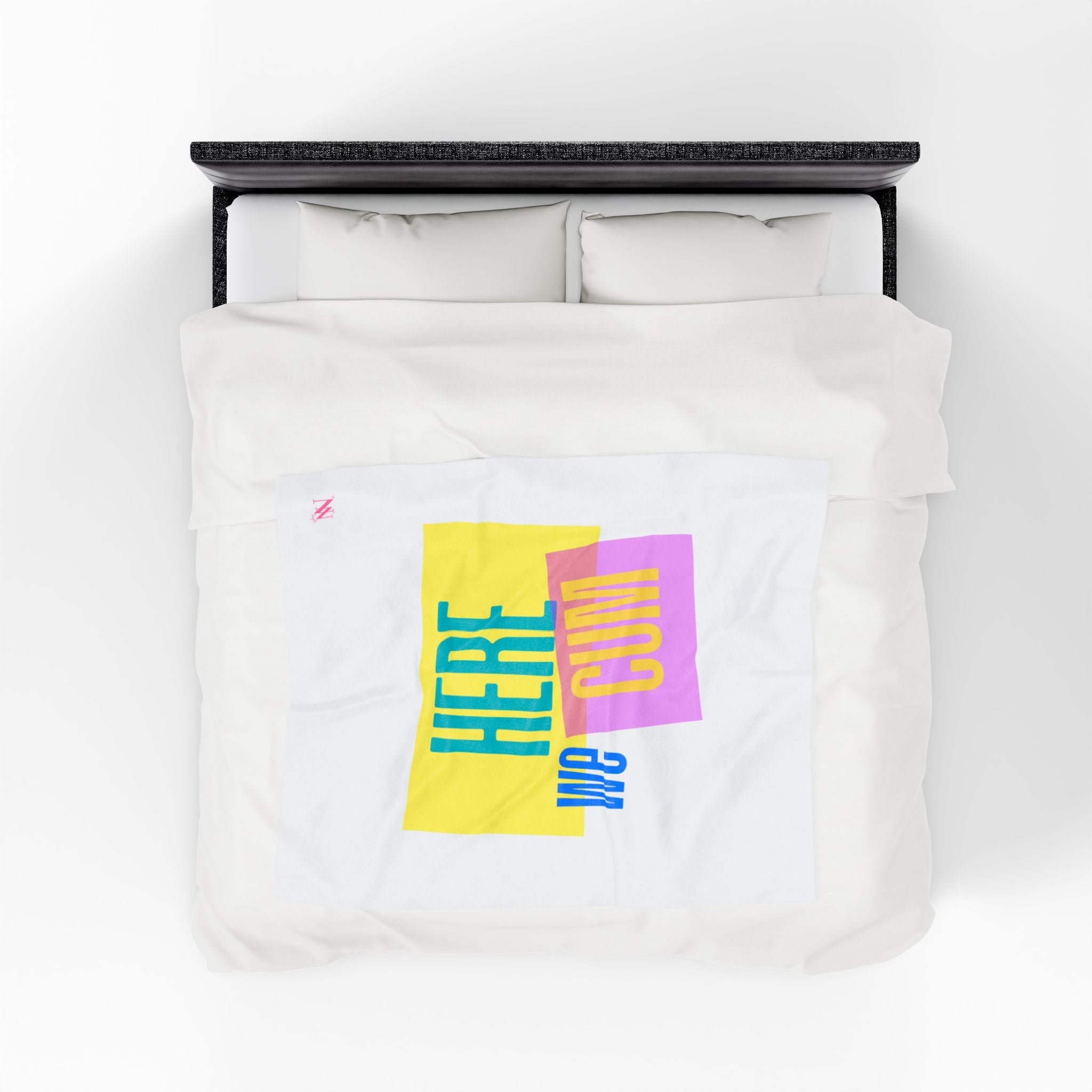 Here We Cum | Mix & Match Soft Fun-Flirty Lovers’ Blankets