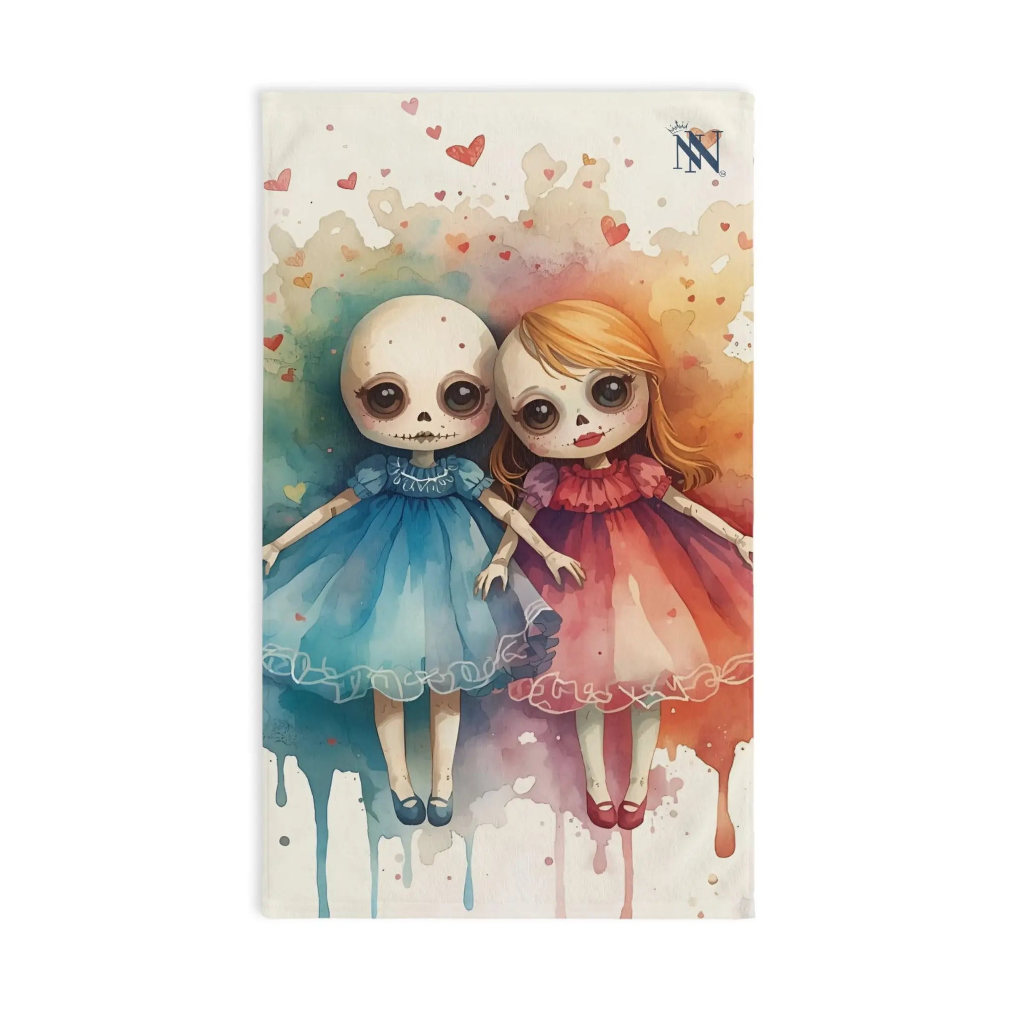 I Just Love Her Dolls Print | Mix & Match Original Fun-Flirty Lovers’ Towels