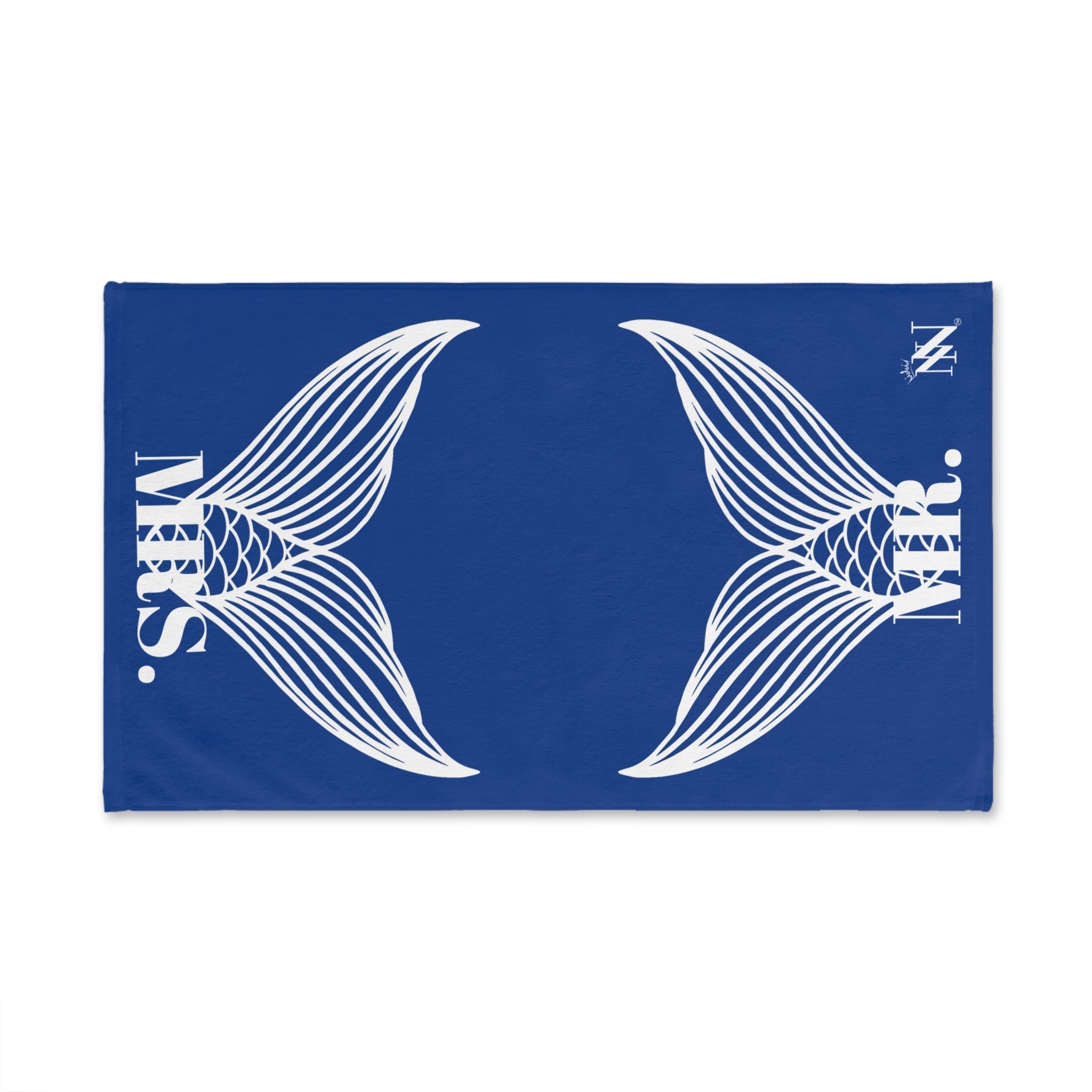 Mr. Mrs. Mermaid Shareable Sides Blue Cum Towel