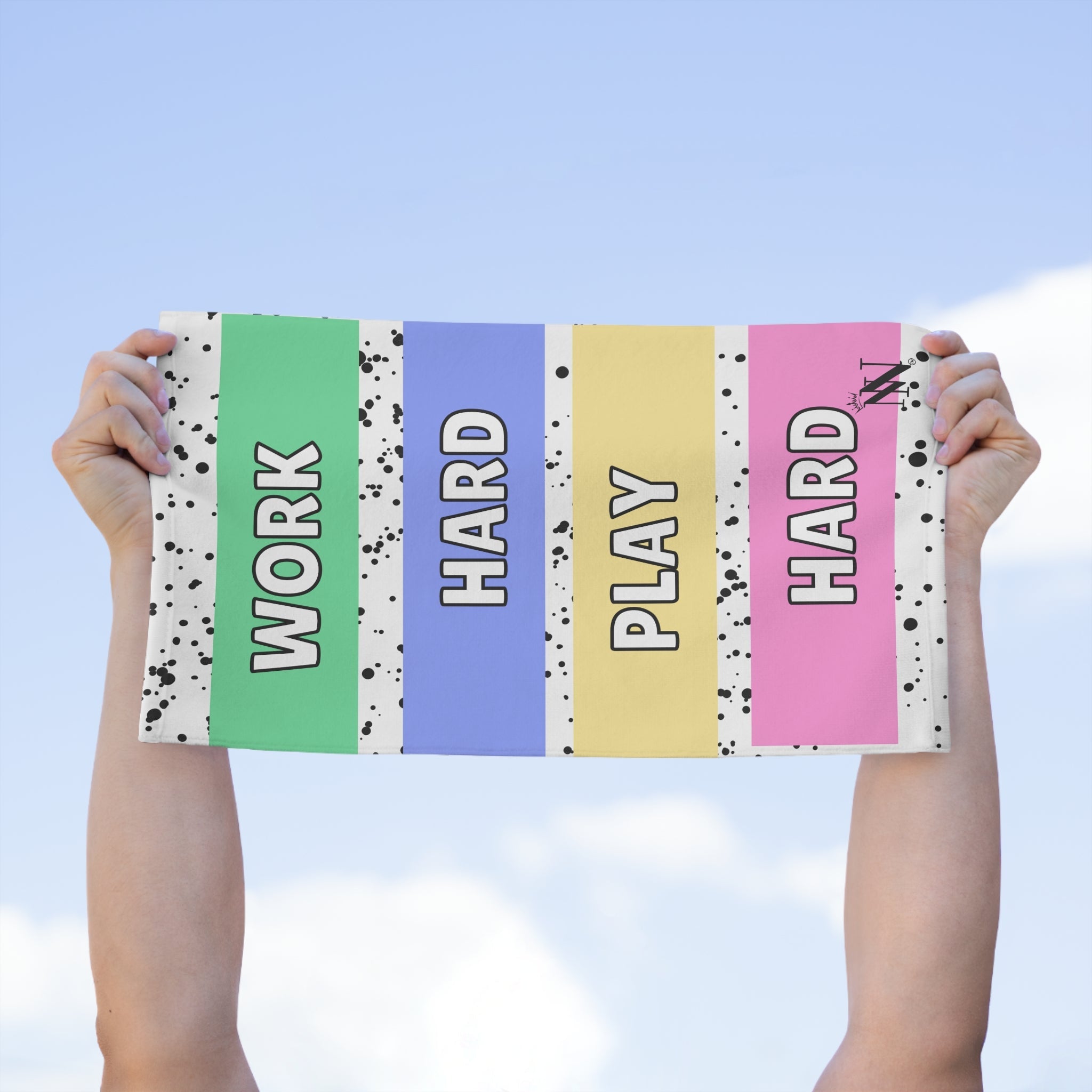 Work Hard Play Hard | Mix & Match Soft Fun-Flirty Lovers’ Towels