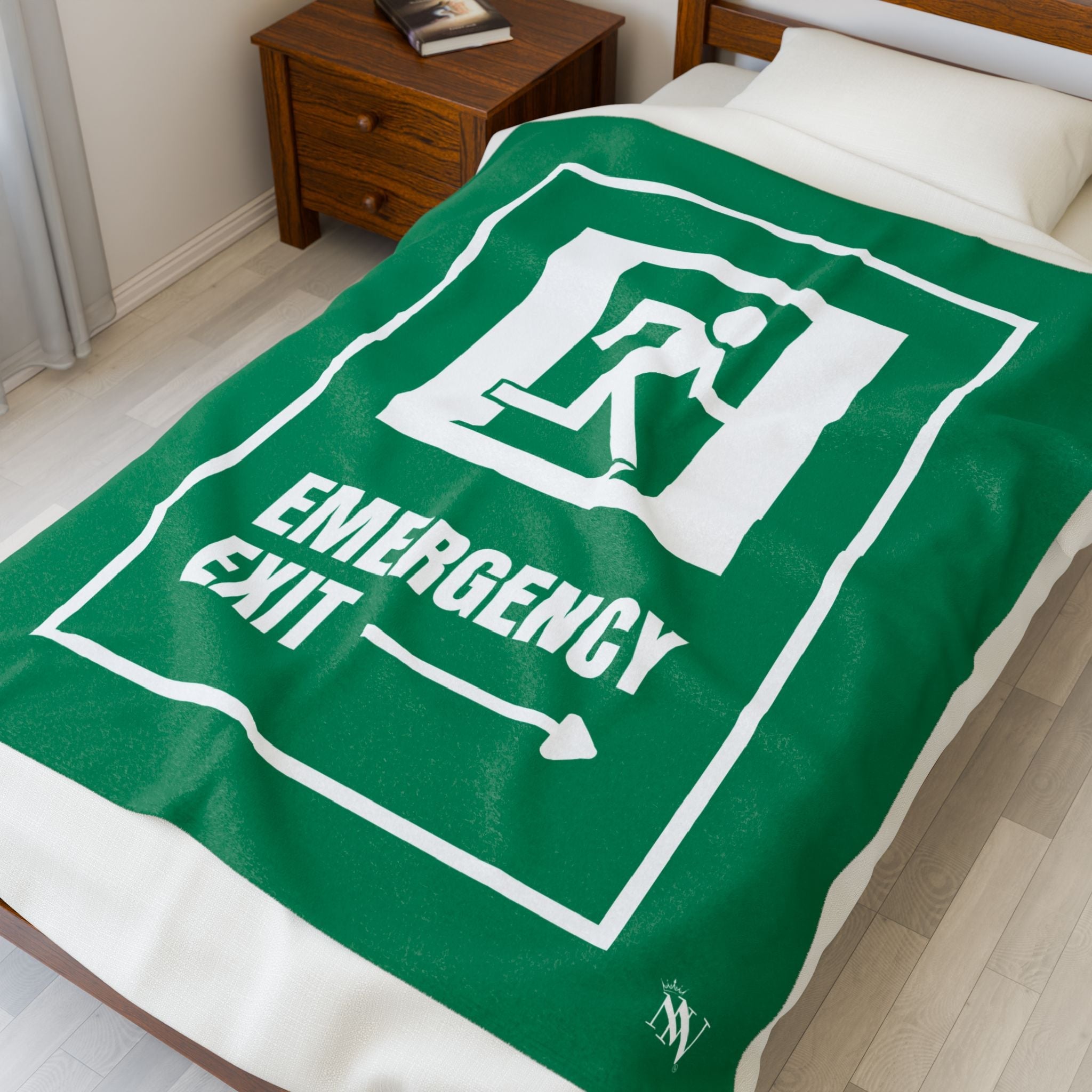 Emergency Exit | Mix & Match Soft Fun-Flirty Lovers’ Blankets