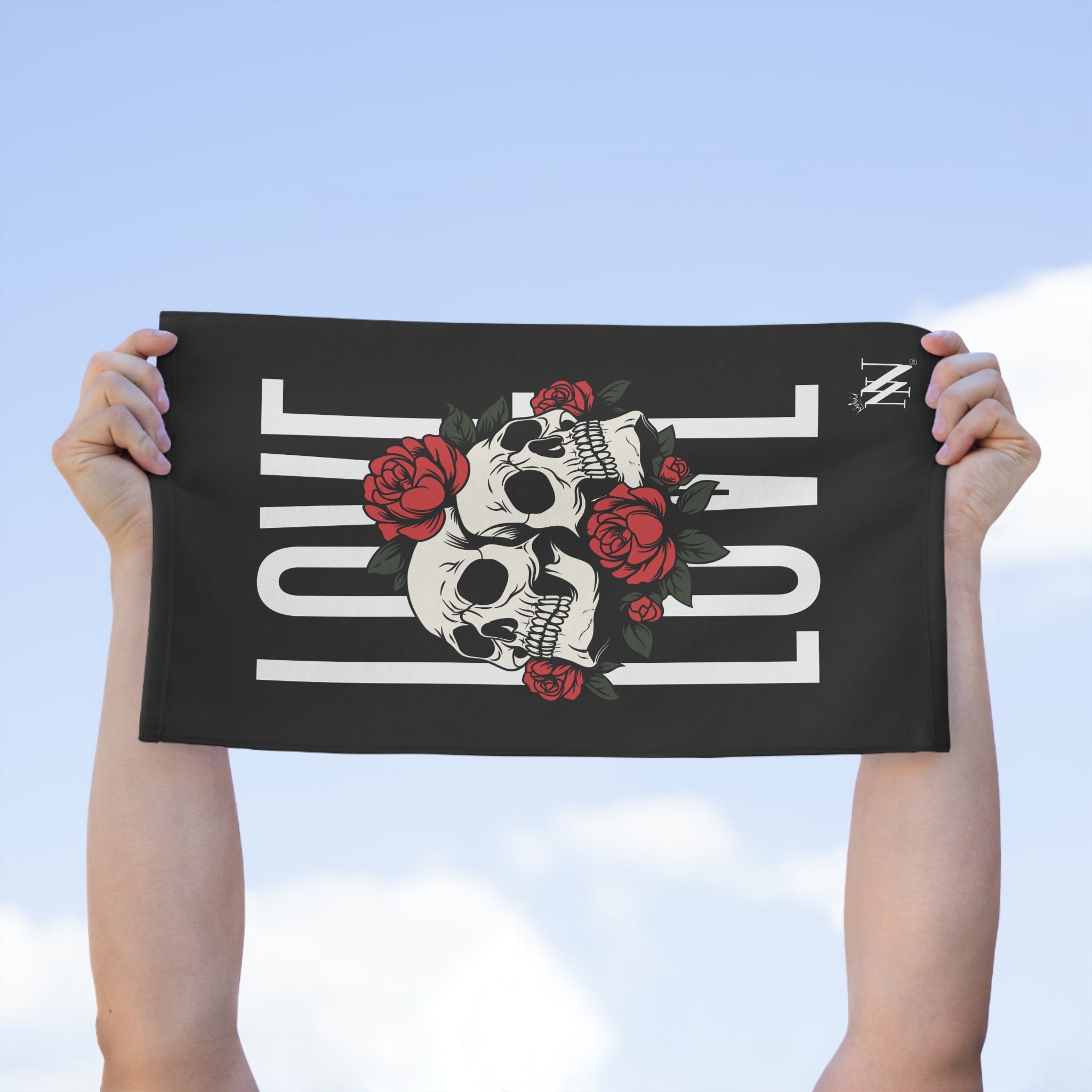 Roses Skulls & Love | Mix & Match Soft Fun-Flirty Lovers’ Towels