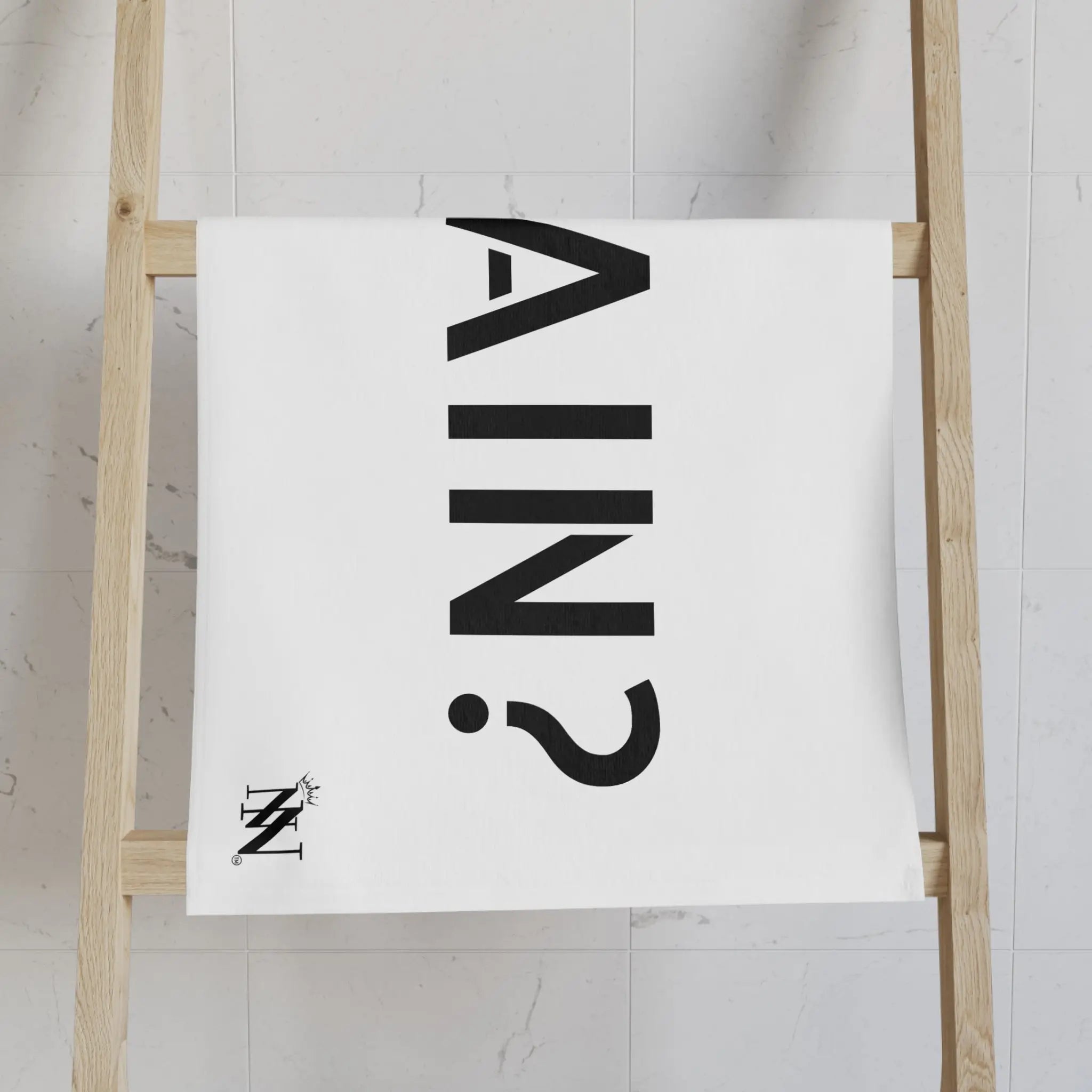 Again? White | Mix & Match Classic Fun-Flirty Loversâ Towels