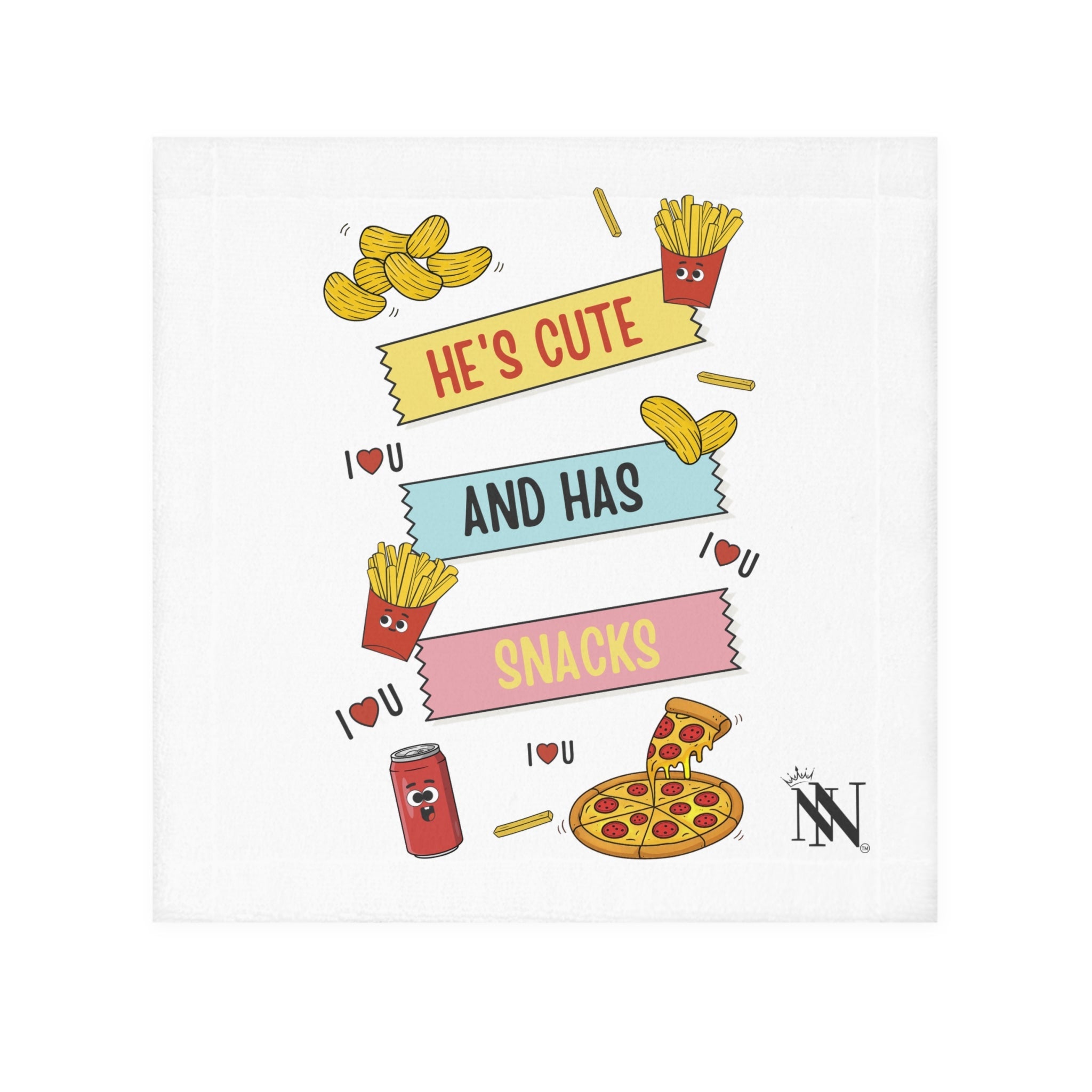 He’s Cute and Has Snacks | Mix & Match Lils’ Fun-Flirty Lovers’ Towels