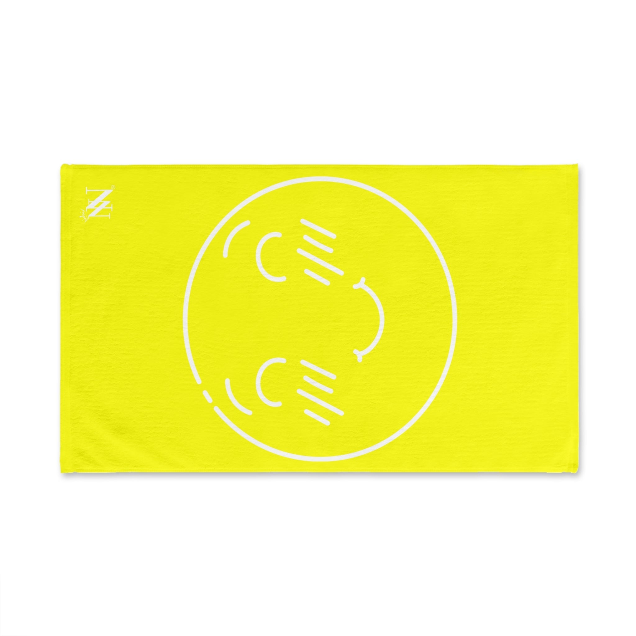 Yes Emoji Neon Yellow Cum Towel