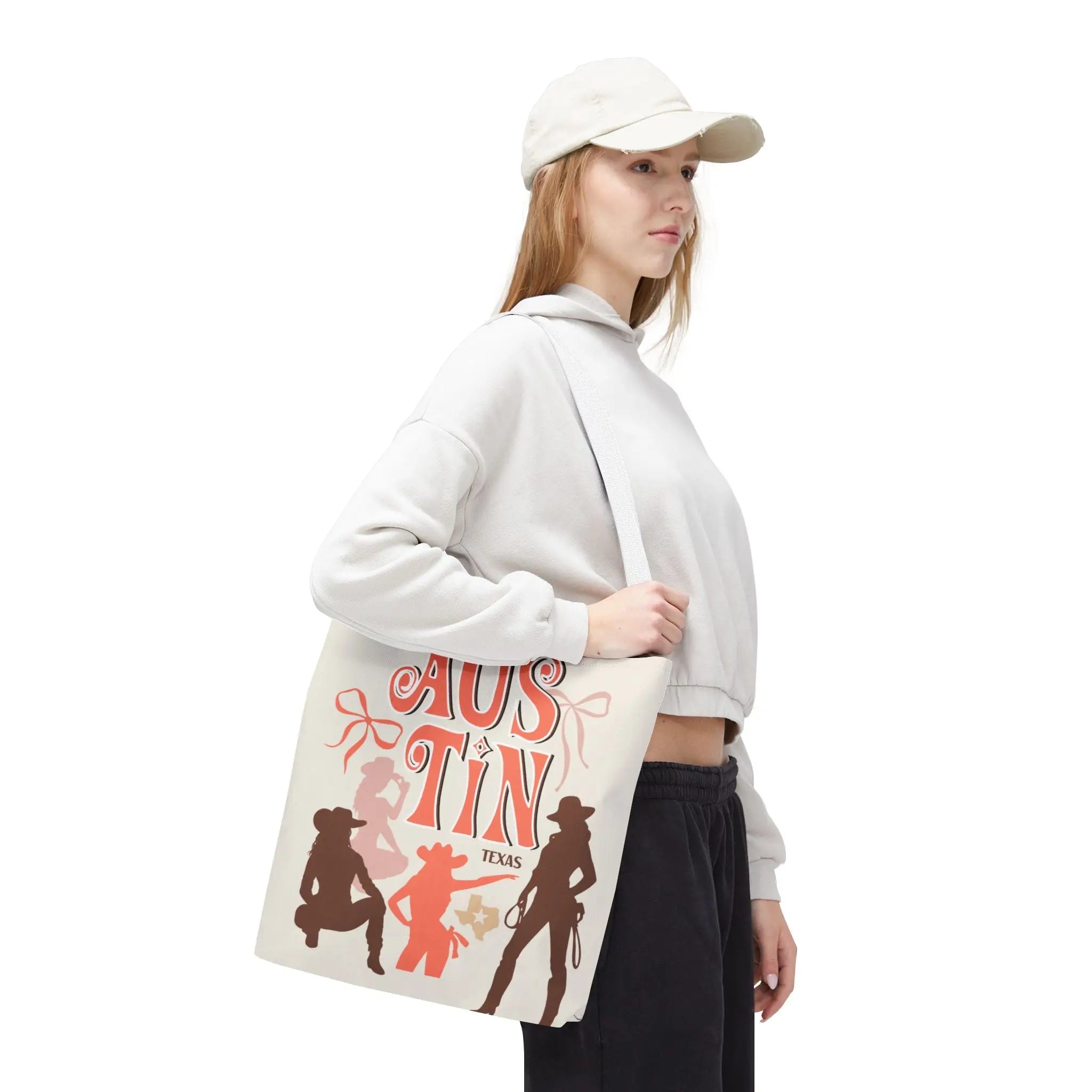 Austin Texas Cowgirl Tote Bag