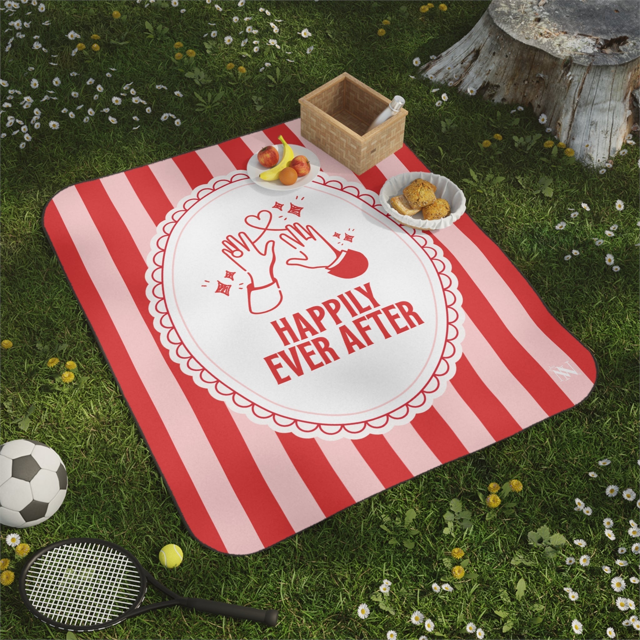 Happily Ever After Playful Water-Resistant Sex Blanket