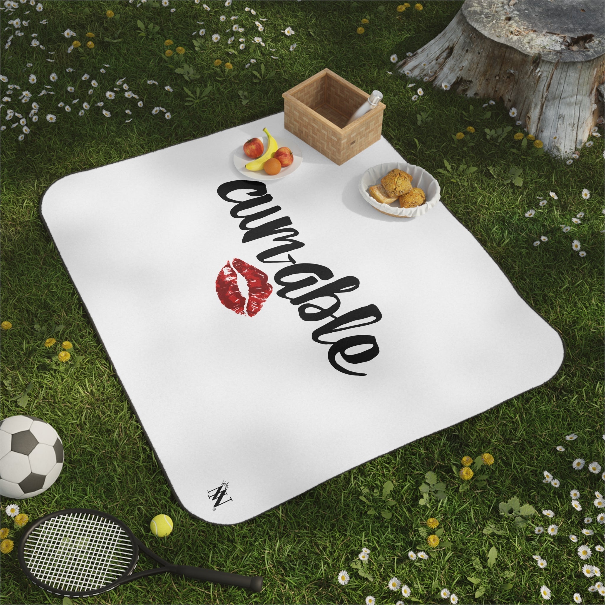 Cum-able Kiss | Mix Match Fun-Flirty Lovers’ Water-Resistant Blankets