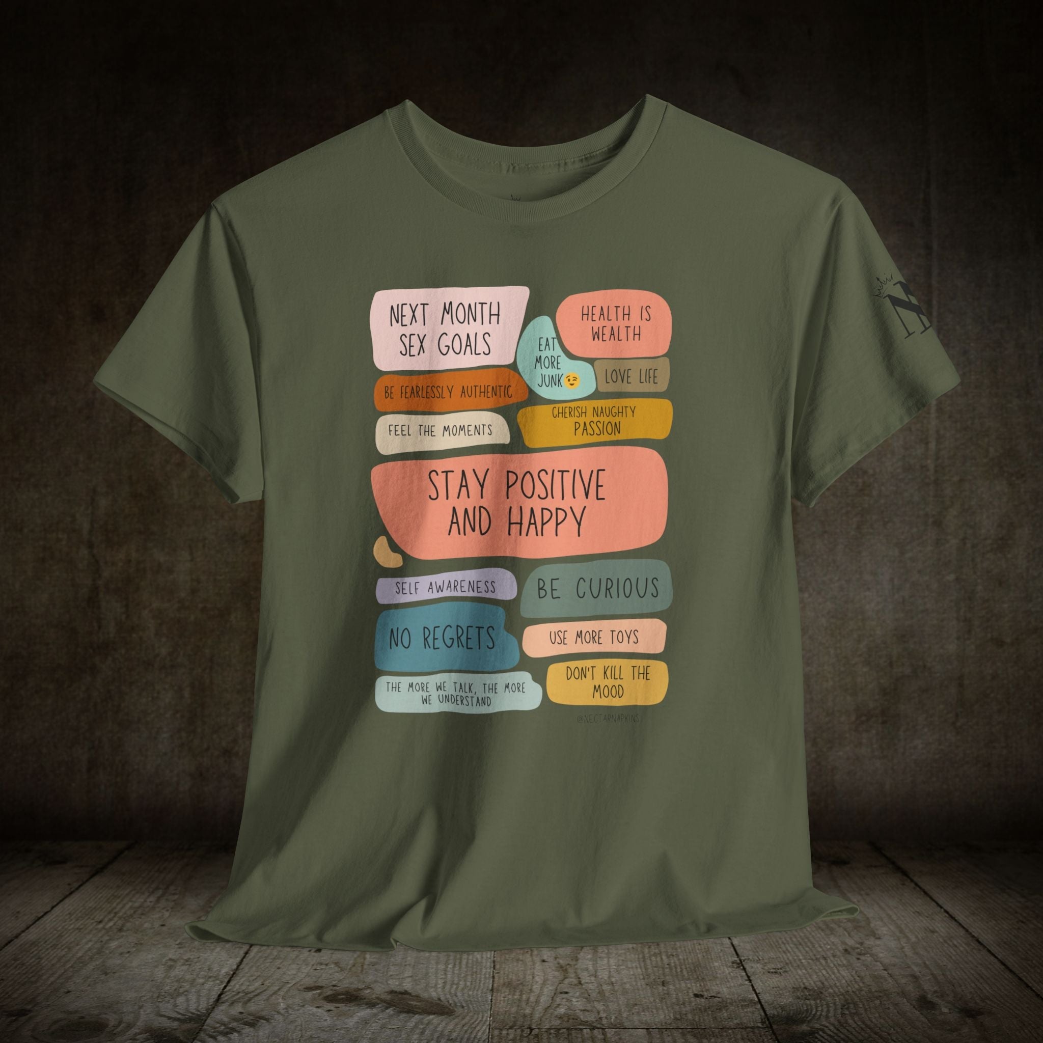 Sex Goals | Mix & Match 100% Cotton Unisex Fun-Flirty Lovers’ Tees