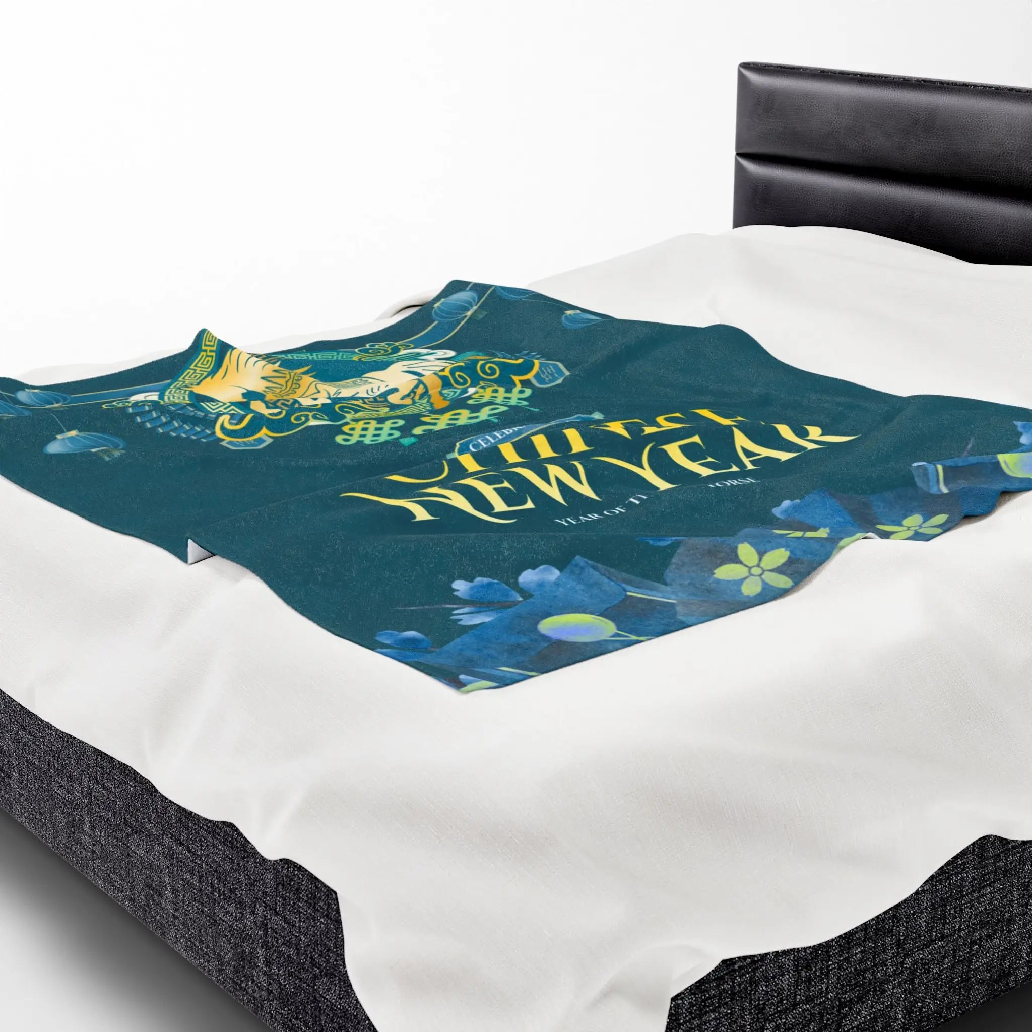 Celebration of Chinese New Year Lovers’ Silky Soft Blanket