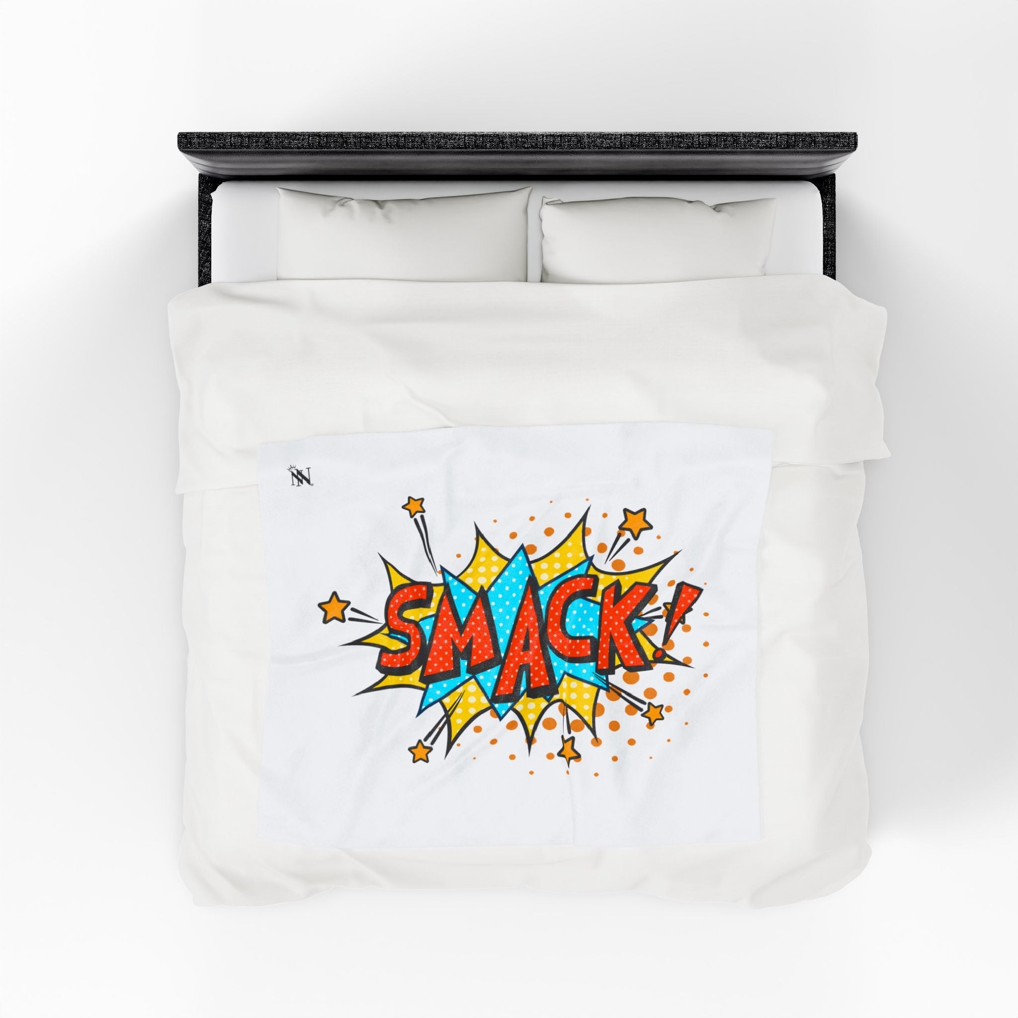 Smack! Cartoon Fun | Mix & Match Velveteen Fun-Flirty Lovers’ Blankets